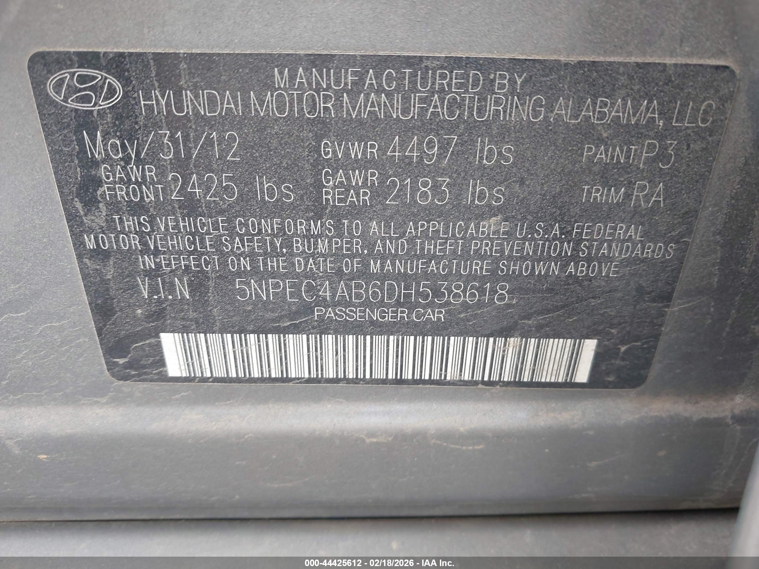 HYUNDAI SONATA image 9
