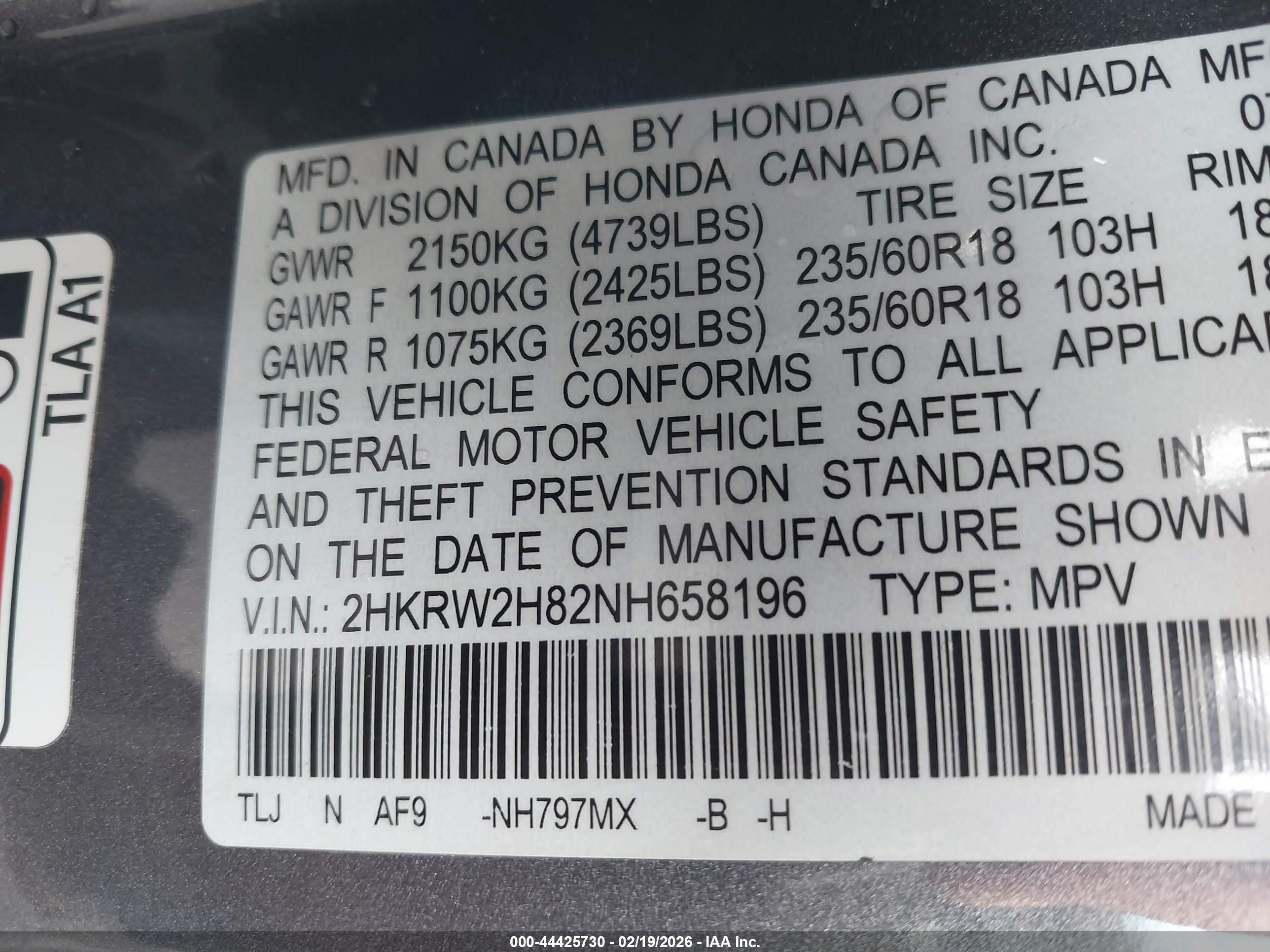 HONDA CR-V image 9