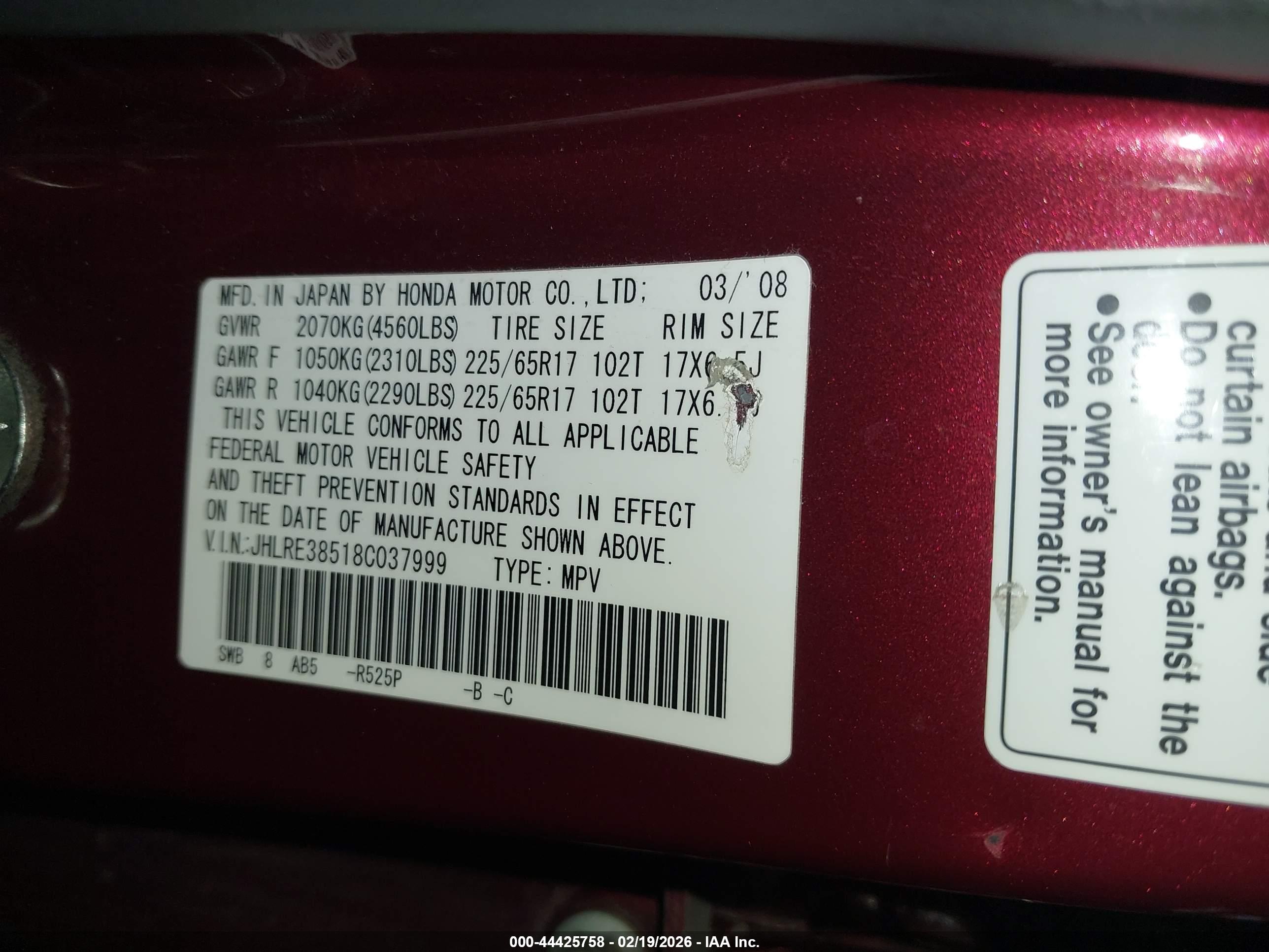 HONDA CR-V image 9