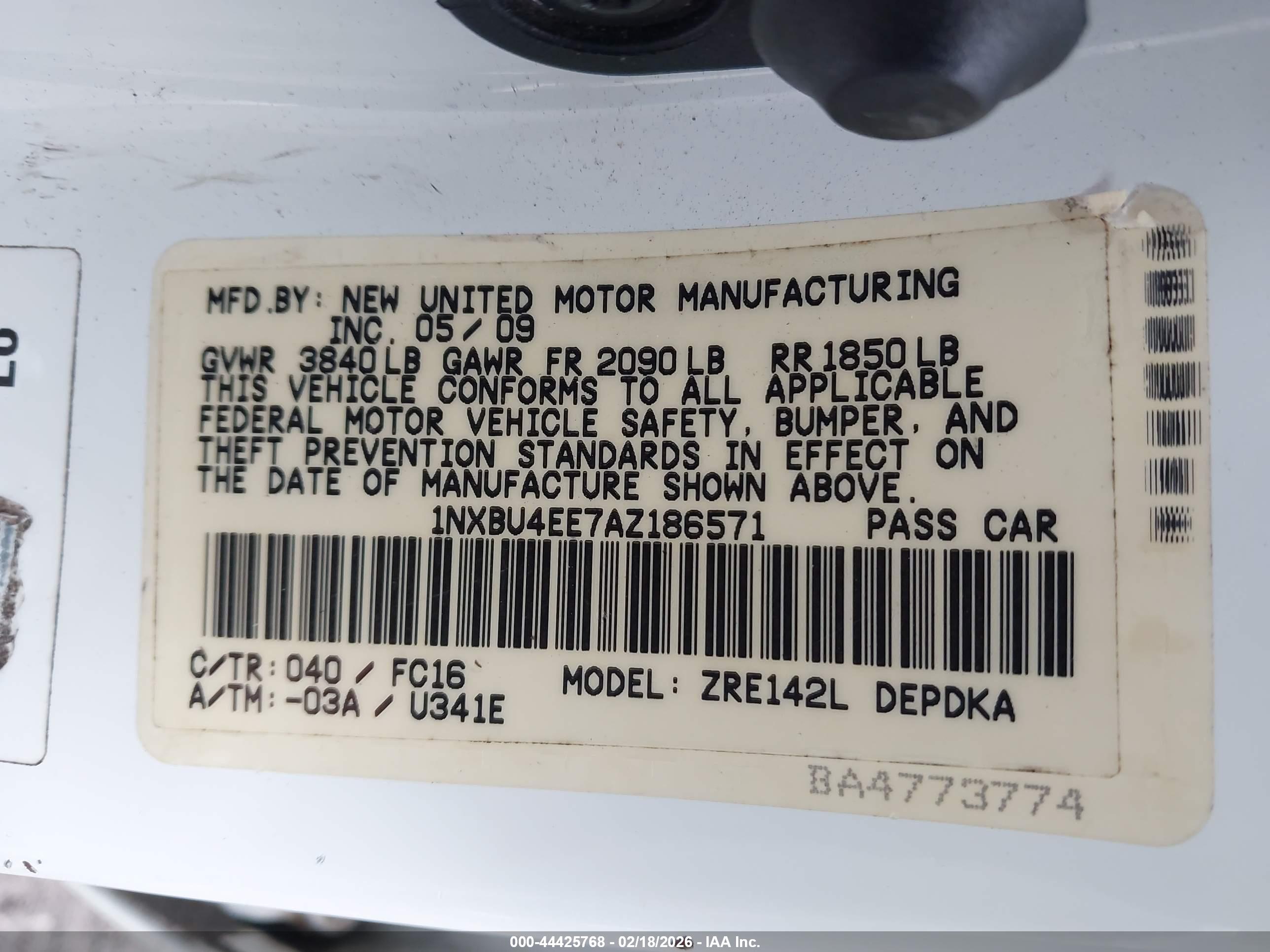 TOYOTA COROLLA image 9