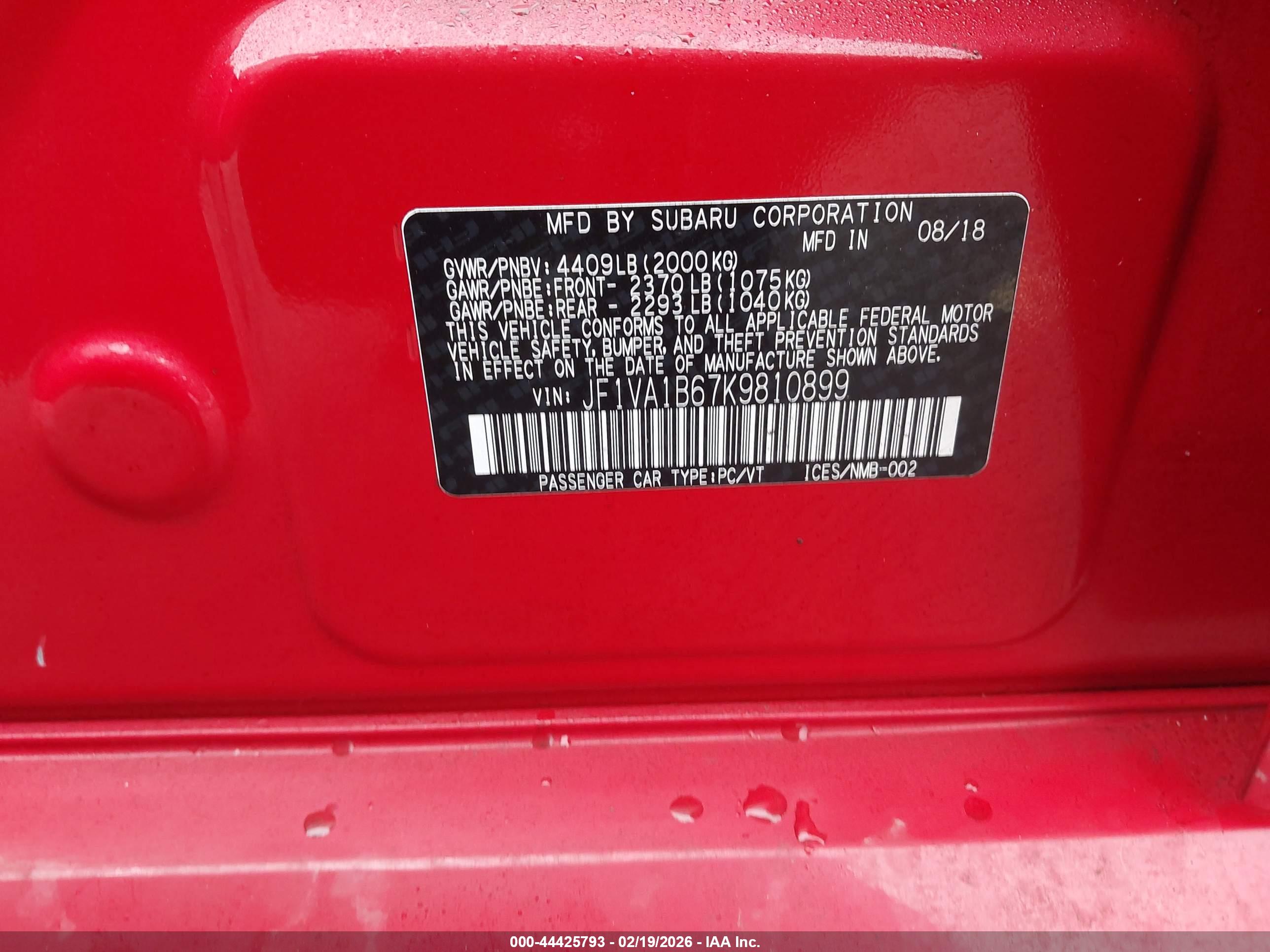 SUBARU WRX image 9
