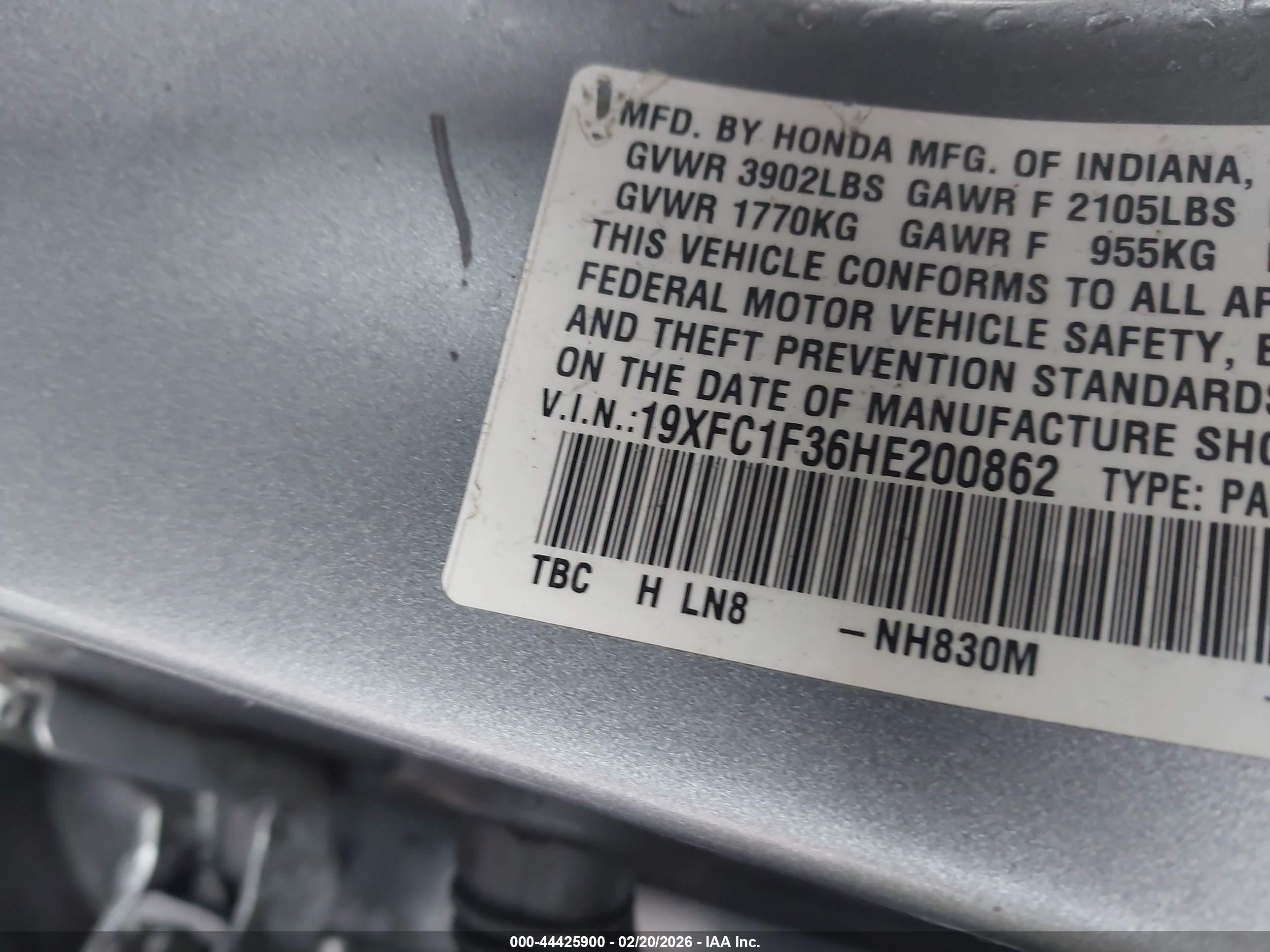 HONDA CIVIC image 9