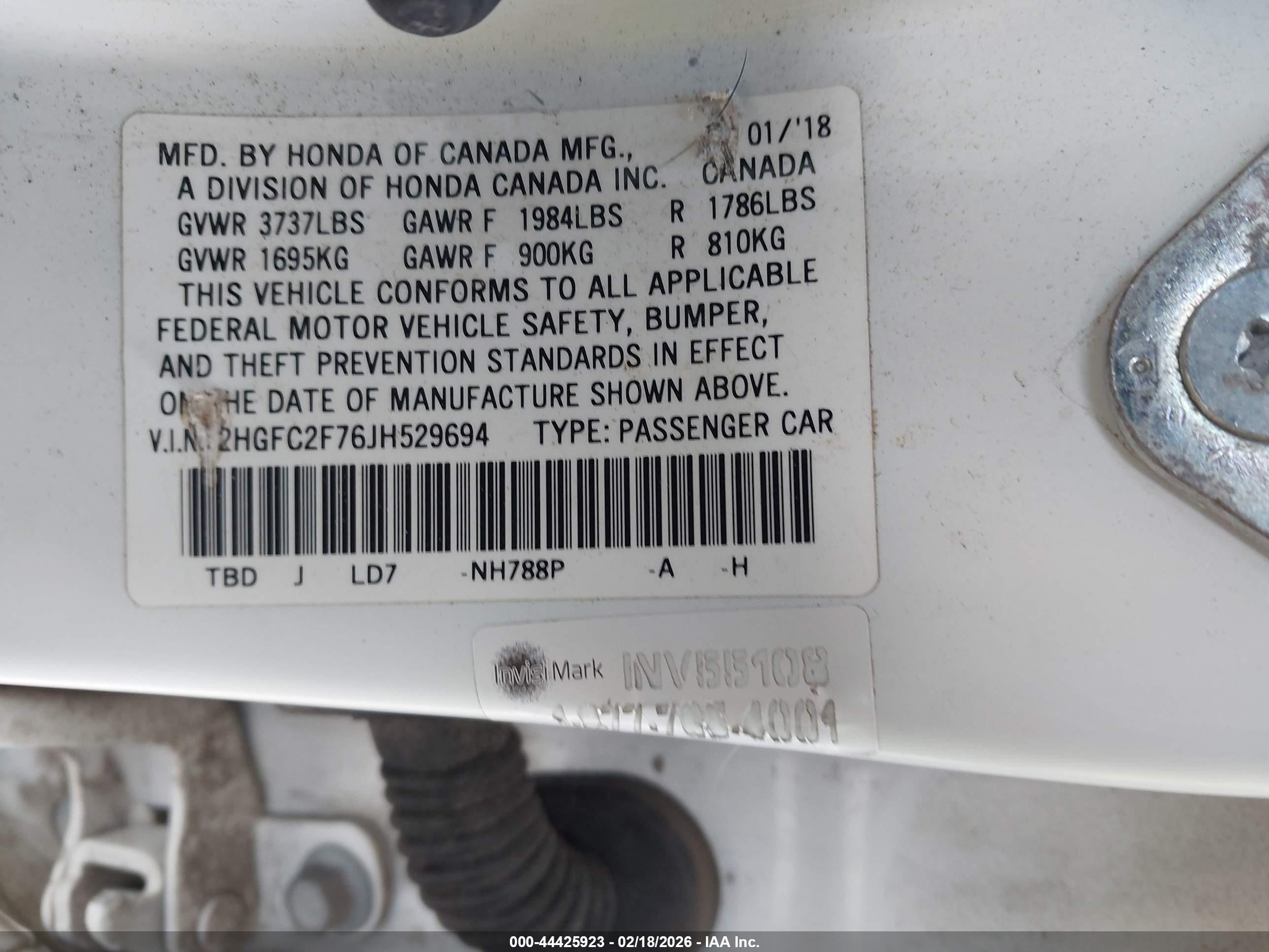HONDA CIVIC image 9