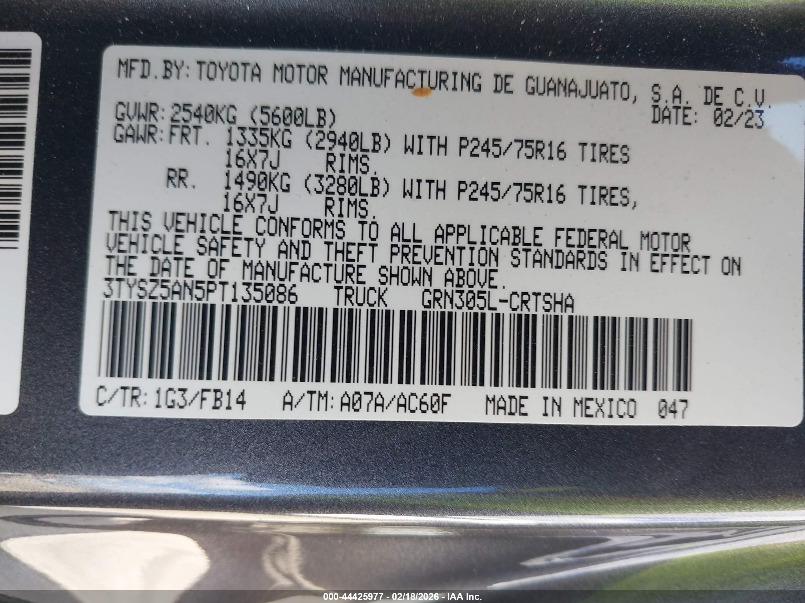 TOYOTA TACOMA image 9