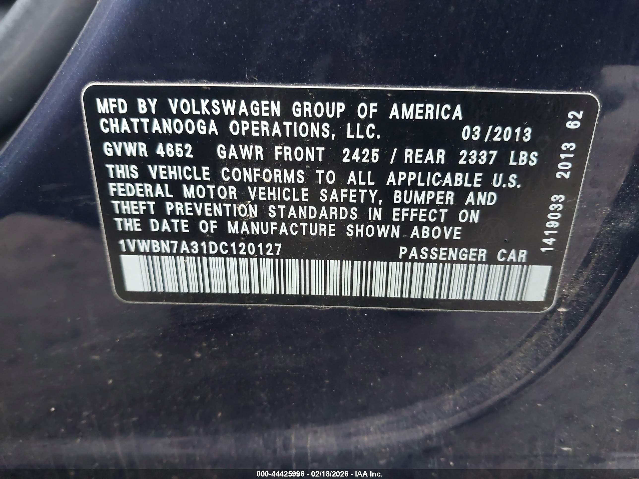 VOLKSWAGEN PASSAT image 9