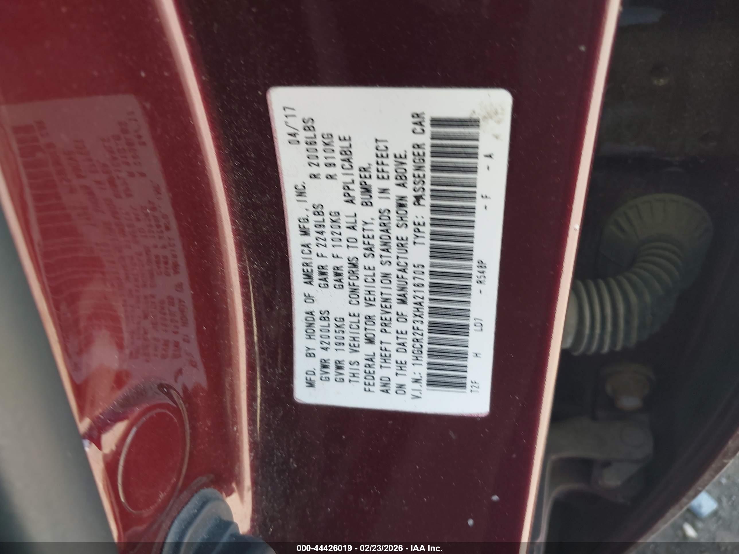 HONDA ACCORD image 9