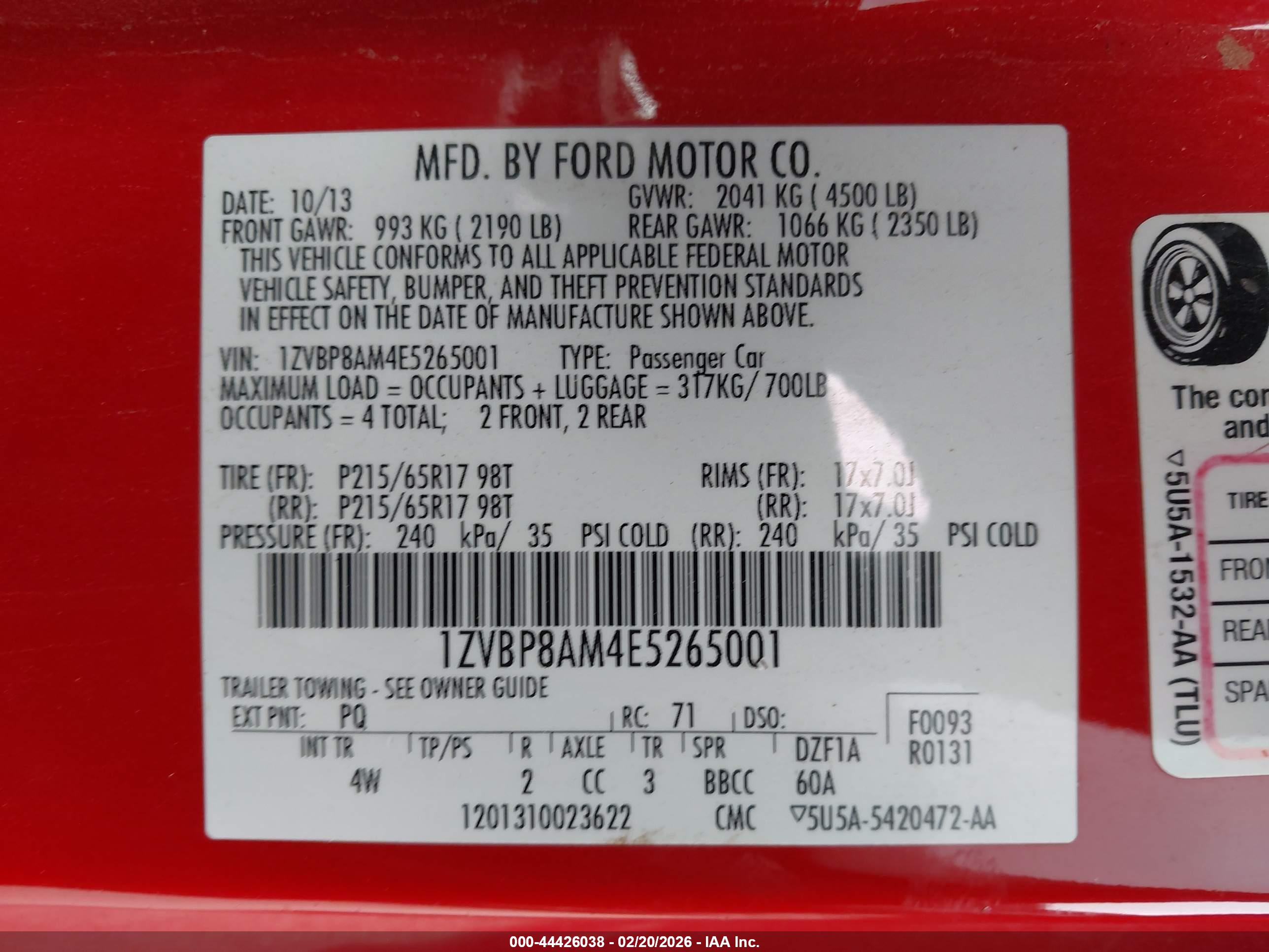 FORD MUSTANG image 9
