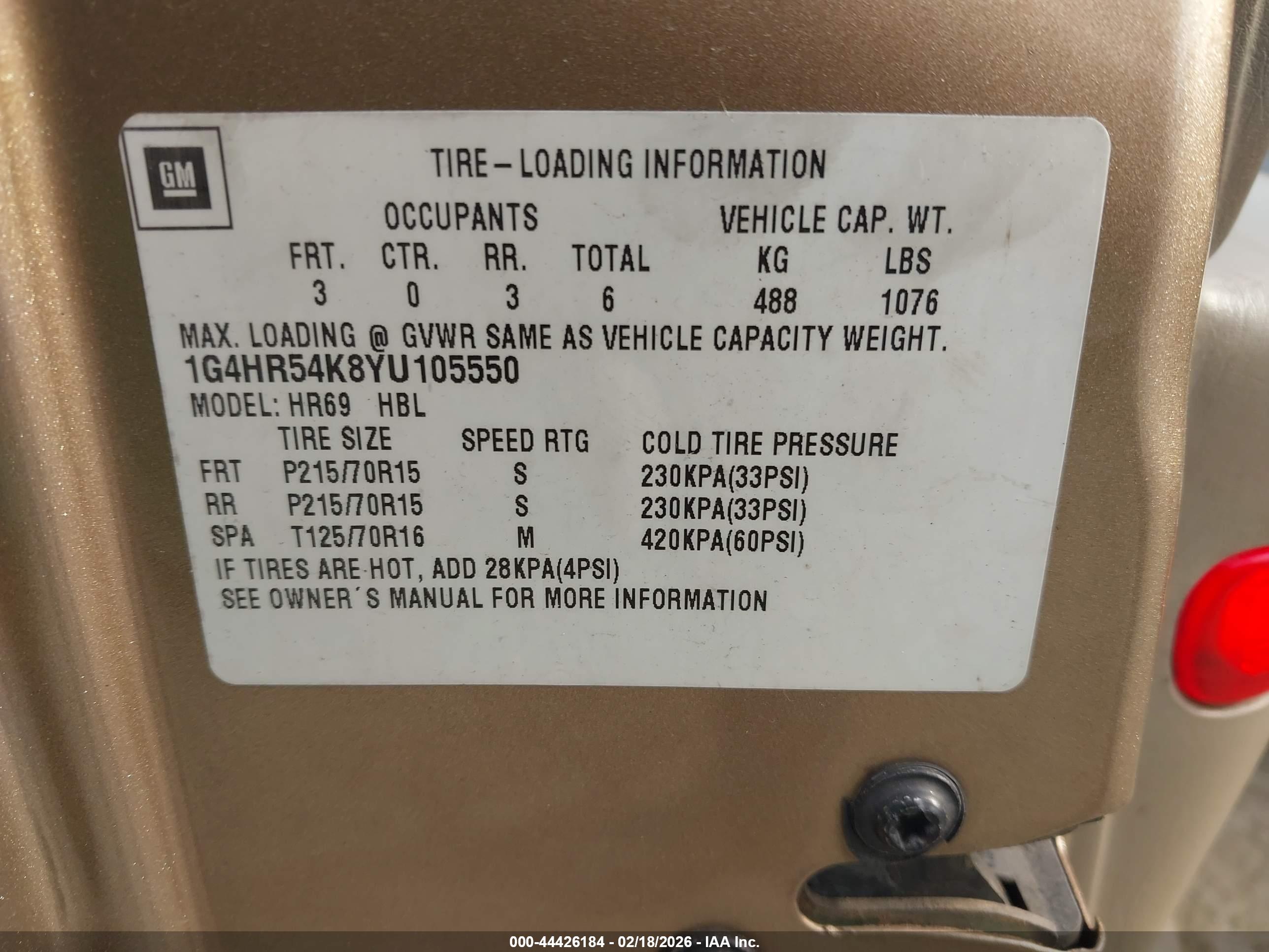 BUICK LESABRE image 9