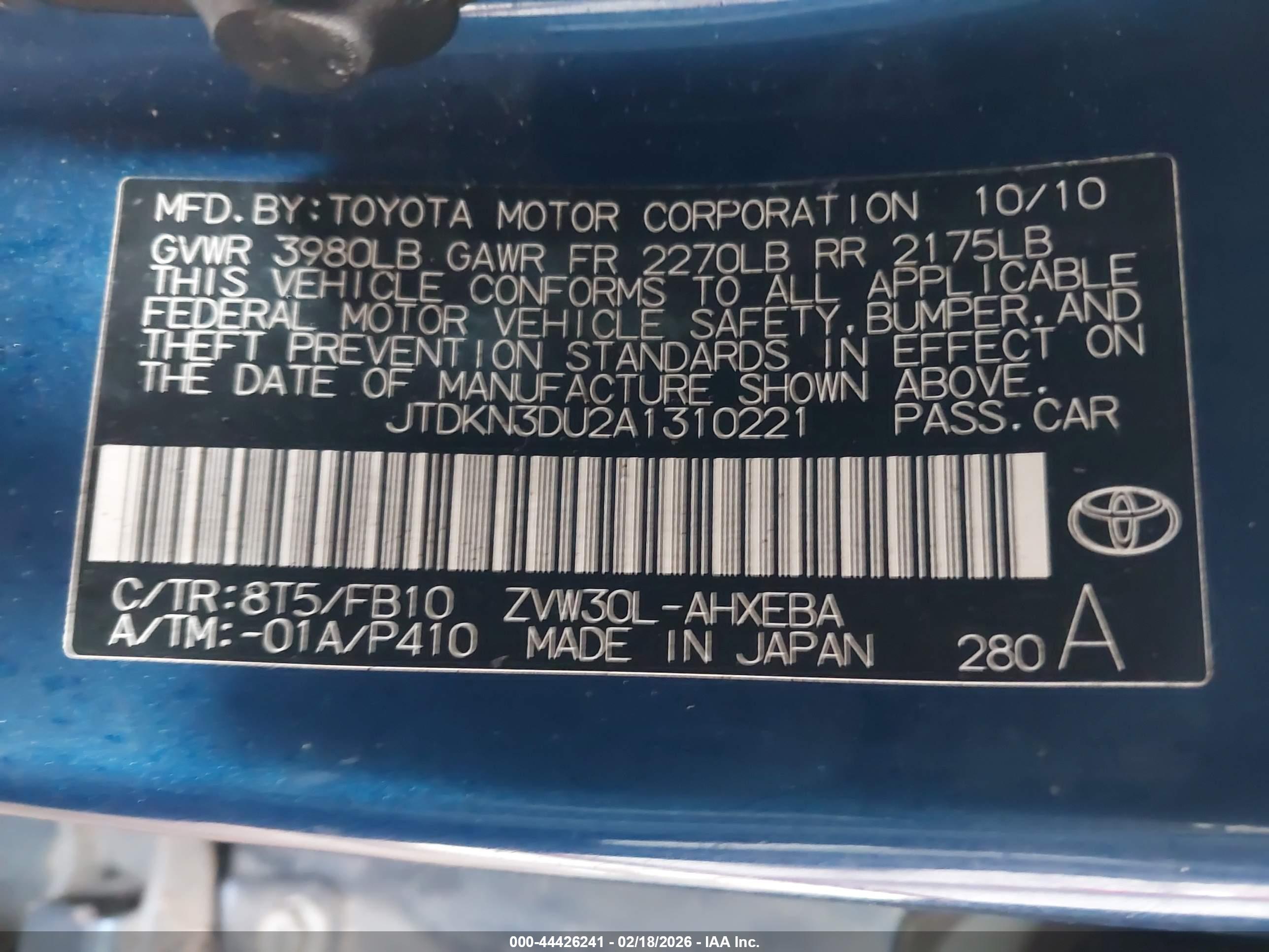 TOYOTA PRIUS image 9
