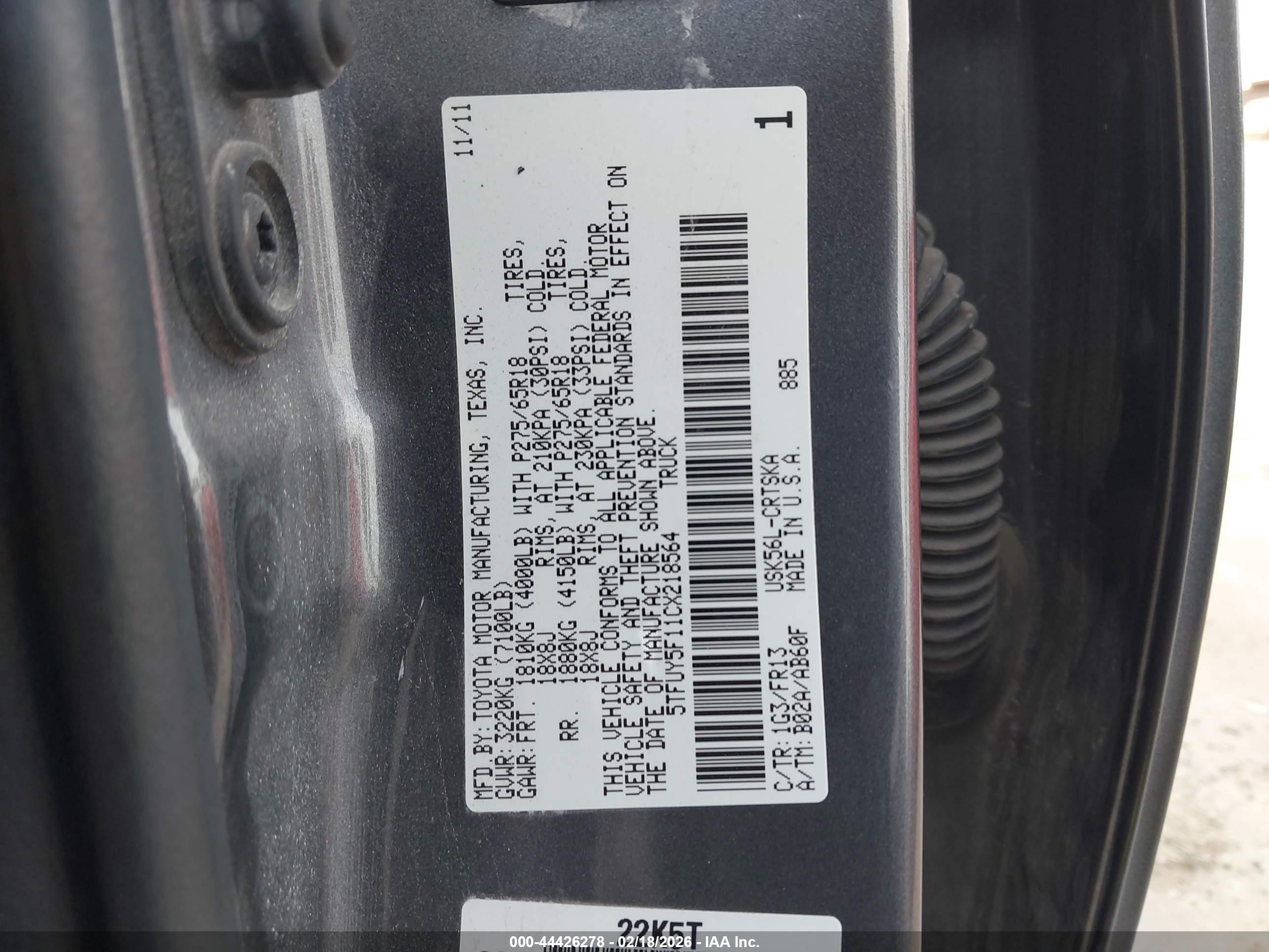 TOYOTA TUNDRA image 9