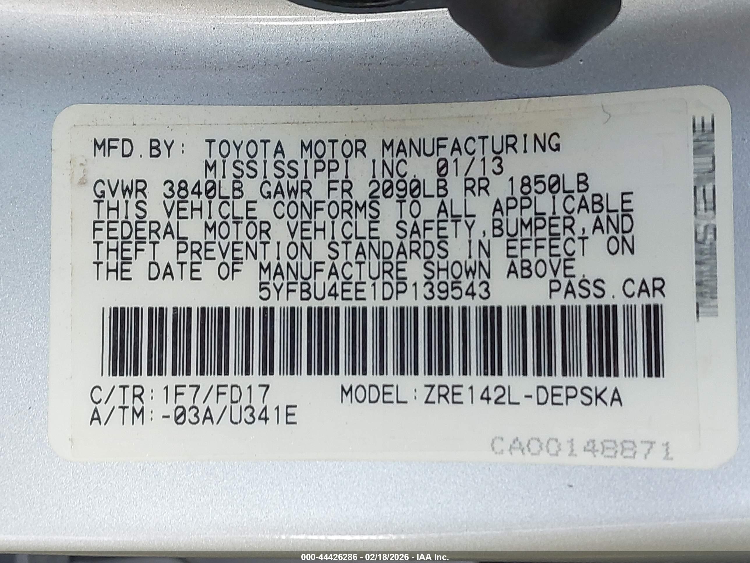 TOYOTA COROLLA image 9