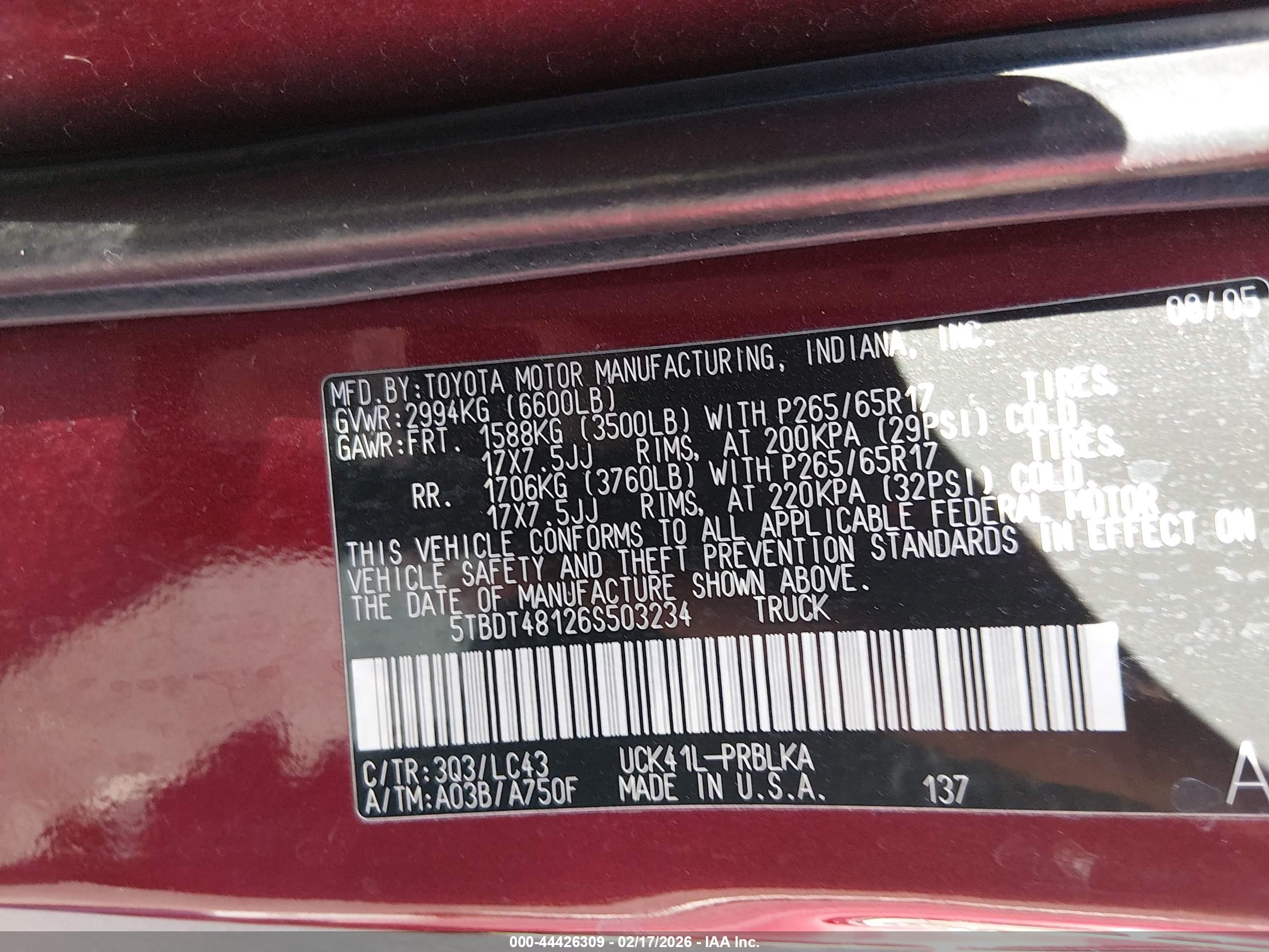 TOYOTA TUNDRA image 9