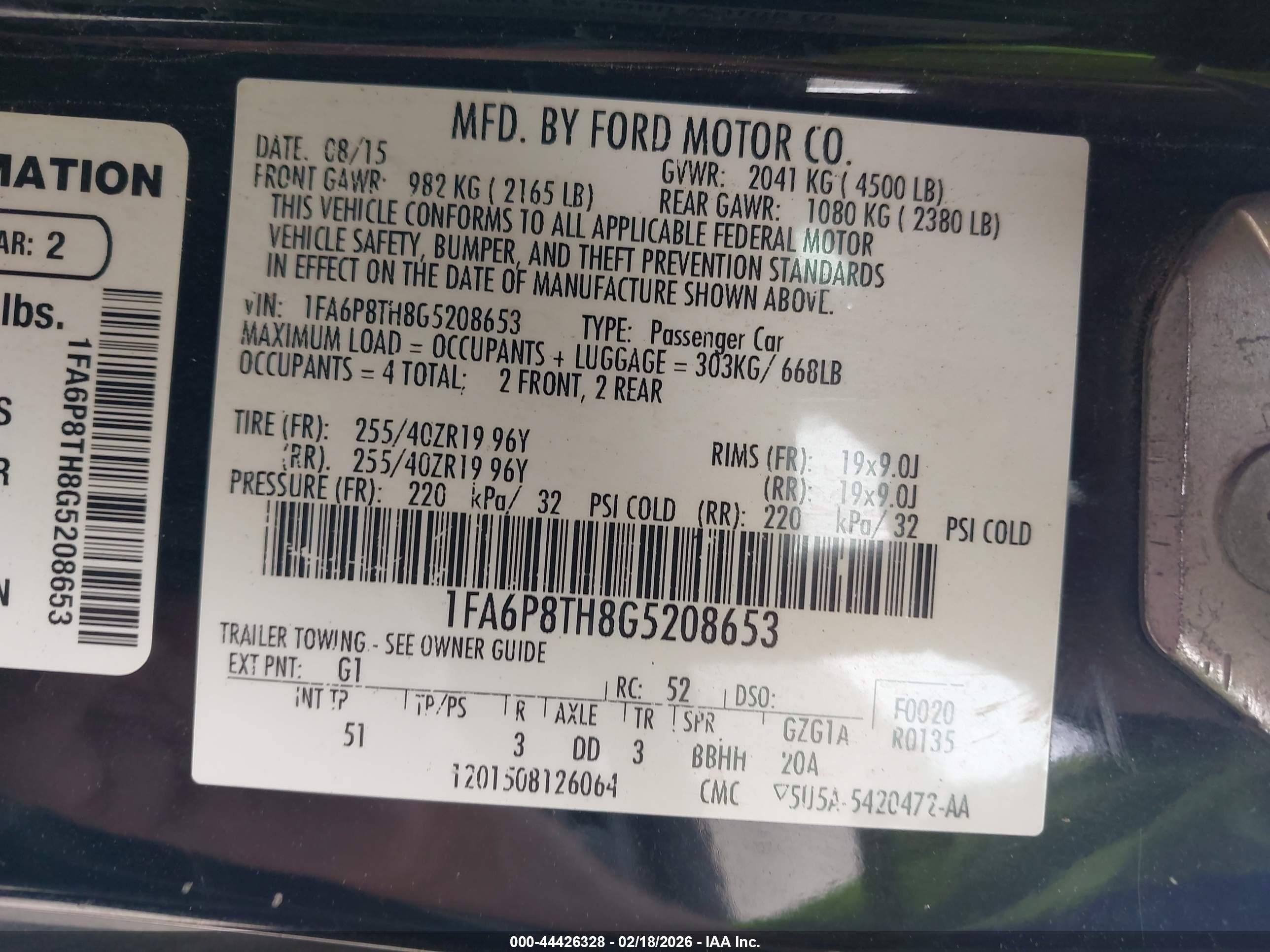 FORD MUSTANG image 9