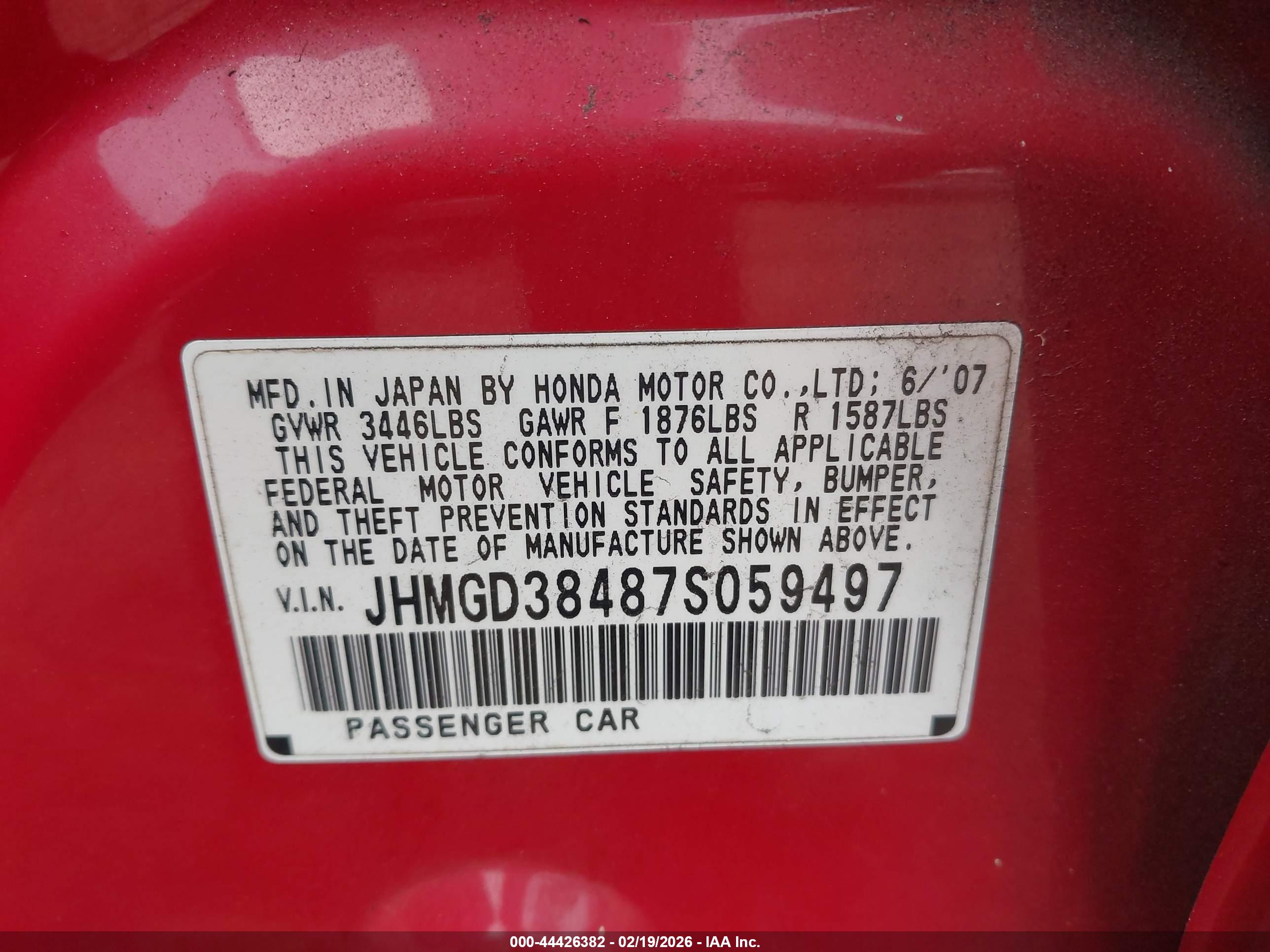 HONDA FIT image 9