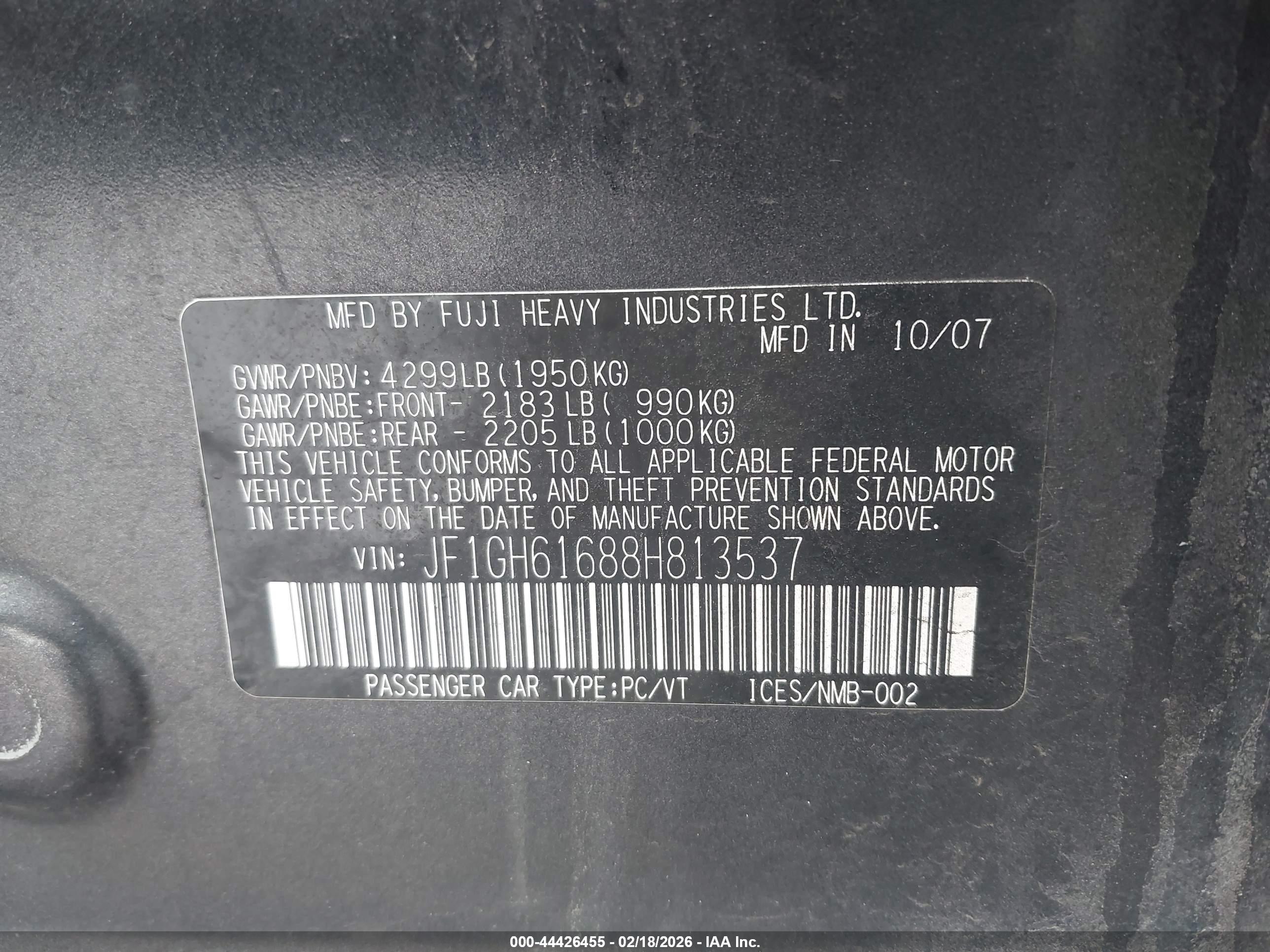 SUBARU IMPREZA image 9