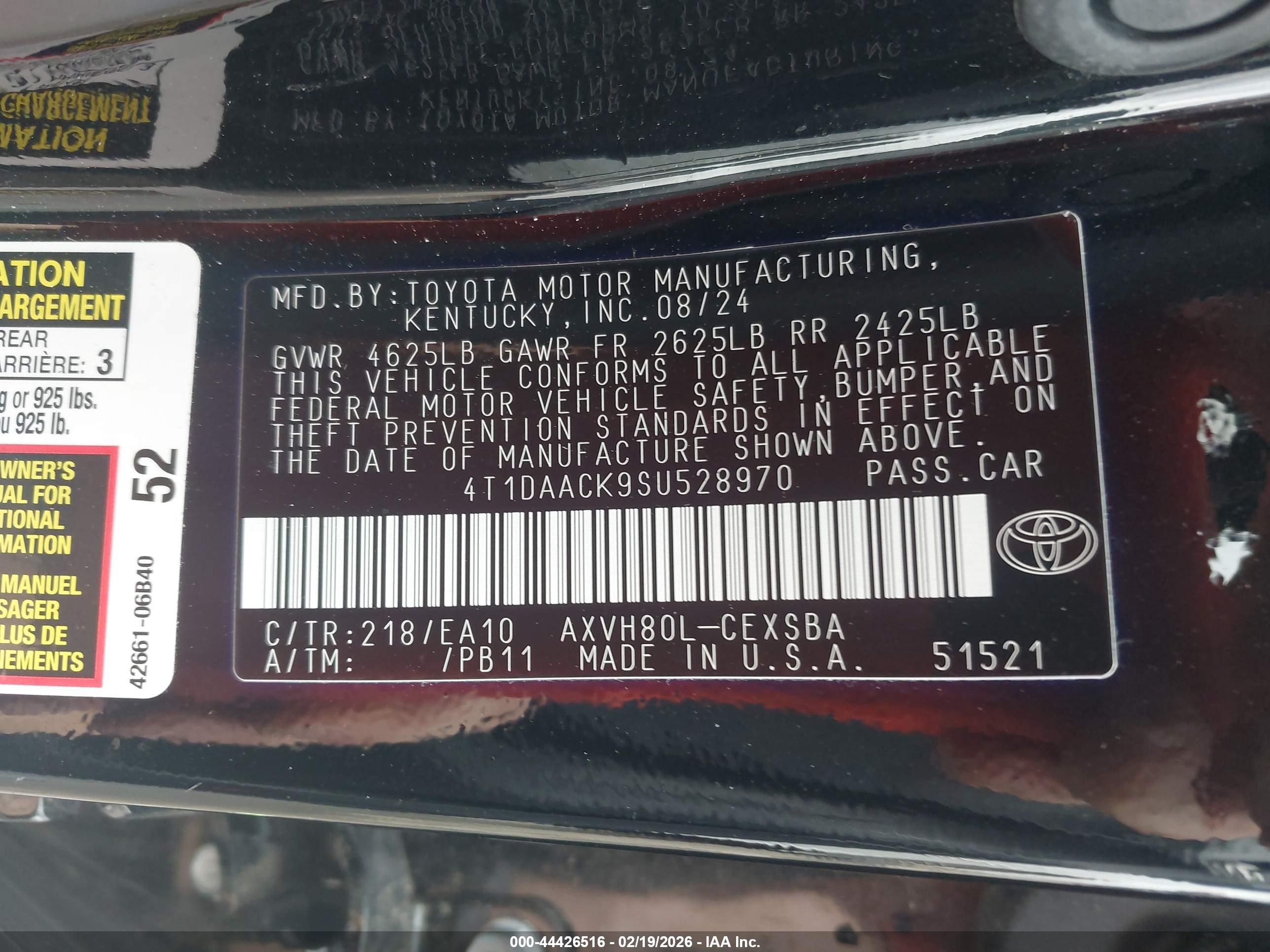 TOYOTA CAMRY image 9