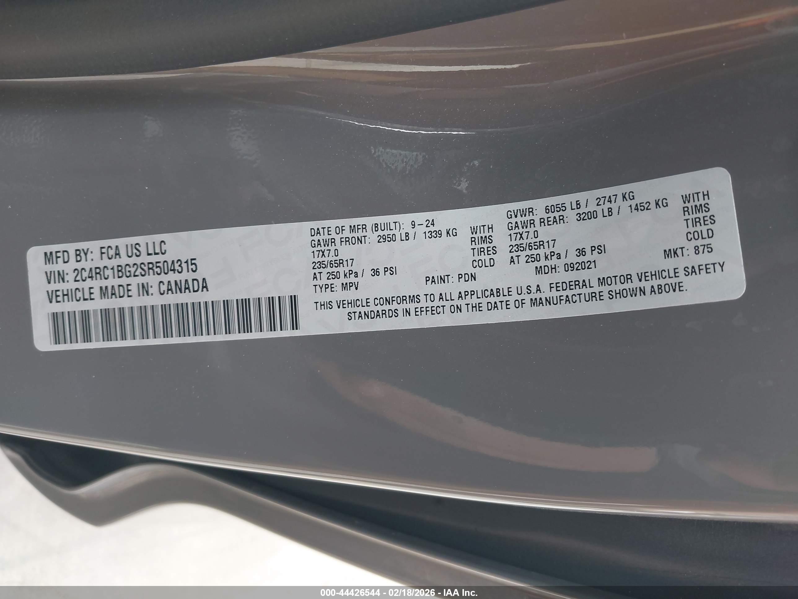 CHRYSLER PACIFICA image 9