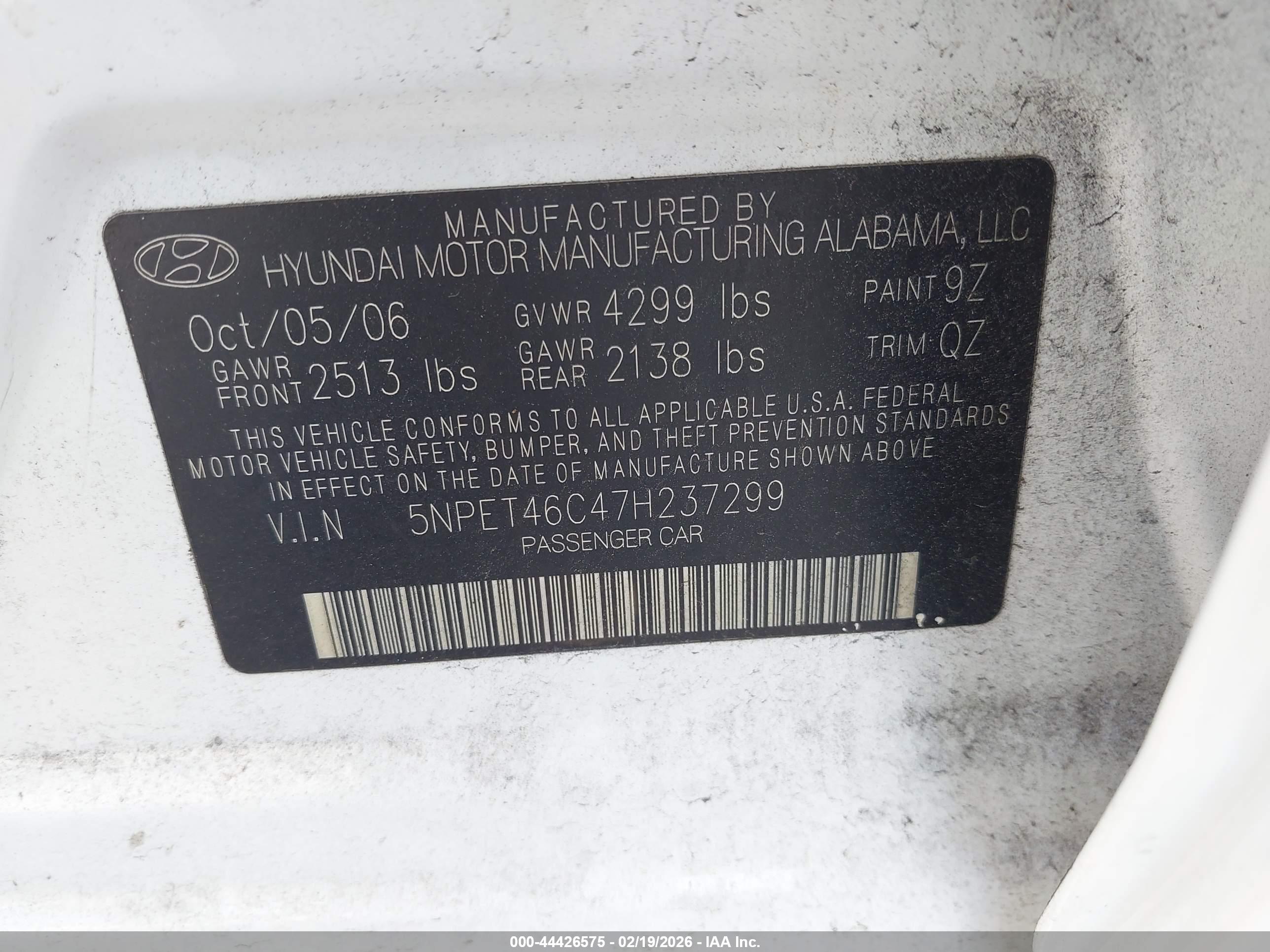 HYUNDAI SONATA image 9