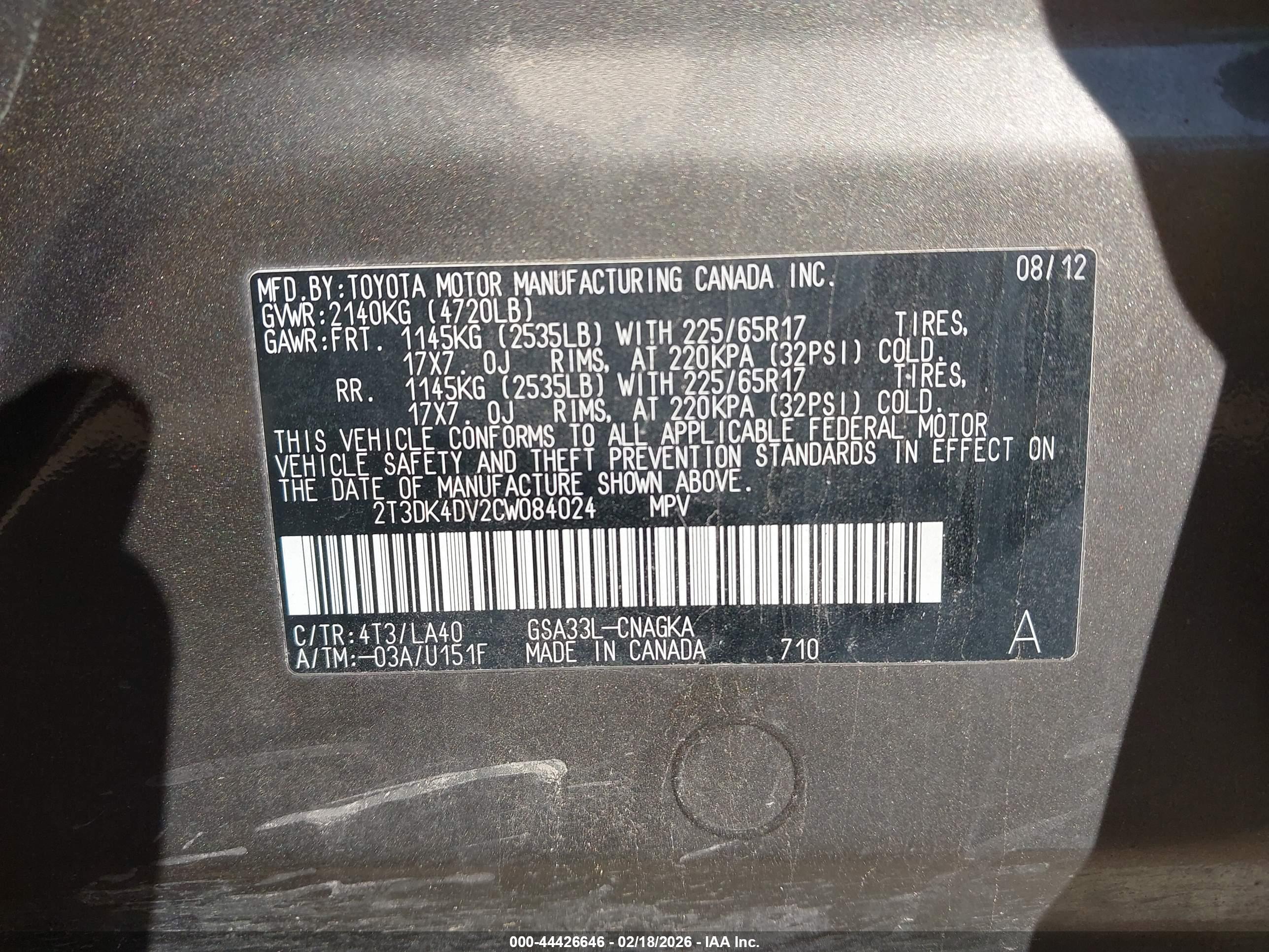 TOYOTA RAV4 image 9