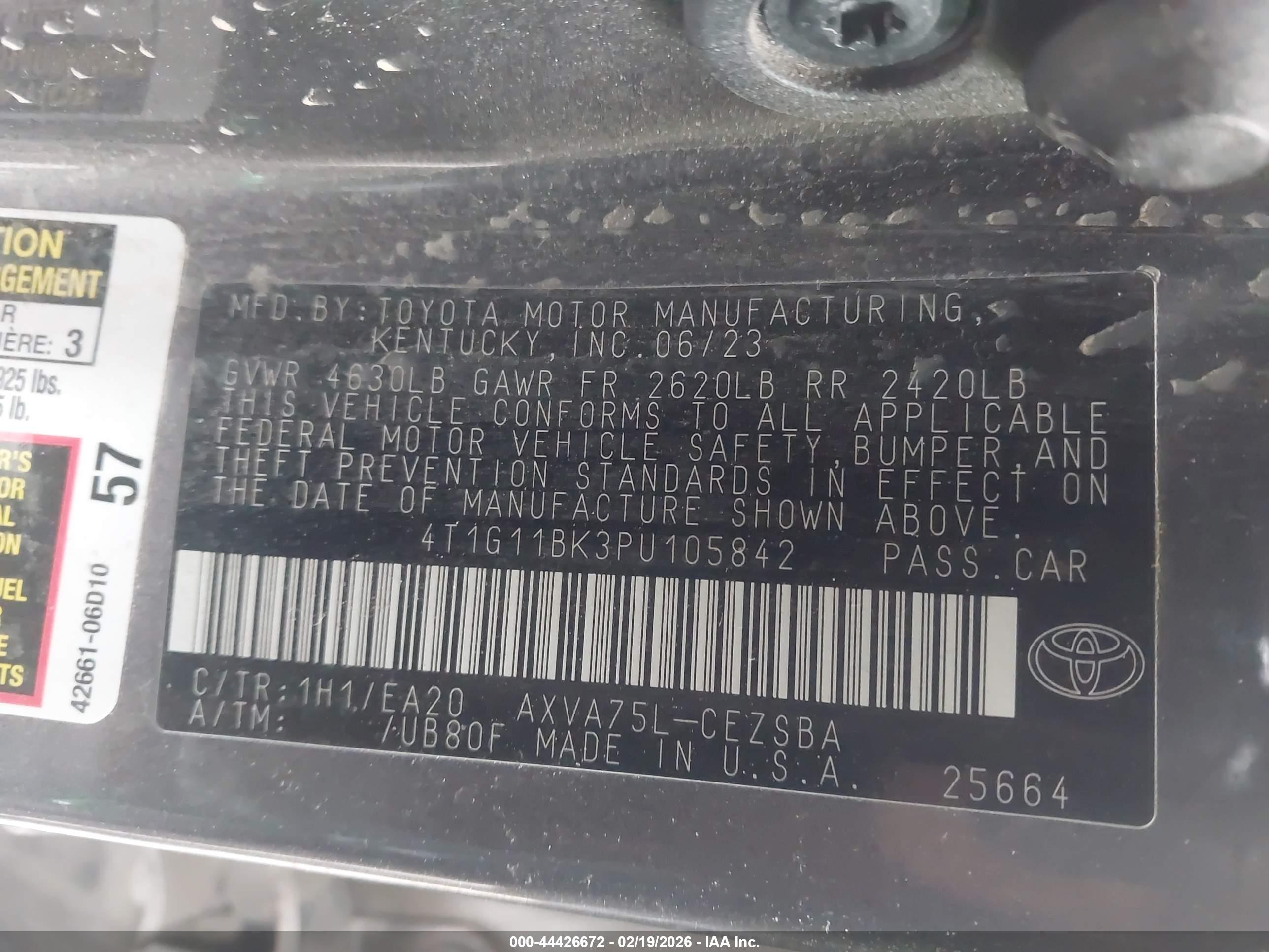 TOYOTA CAMRY image 9