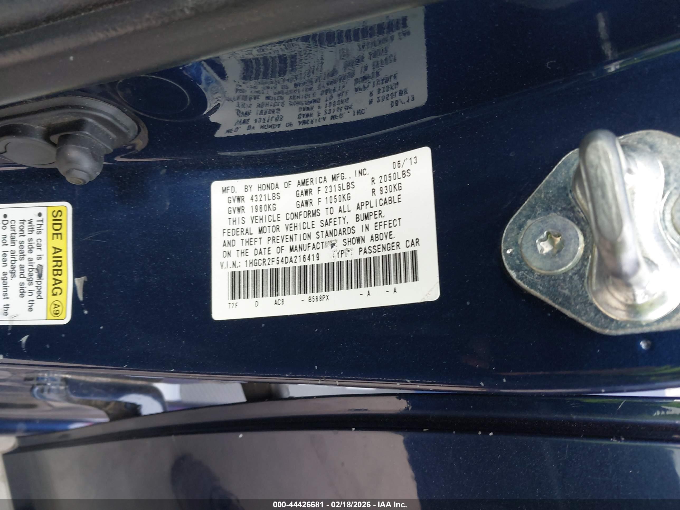 HONDA ACCORD image 9
