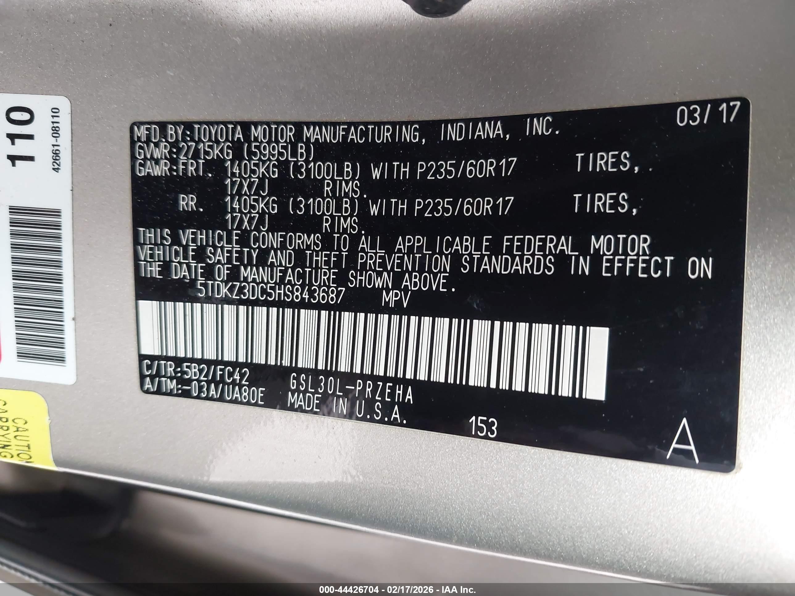 TOYOTA SIENNA image 9