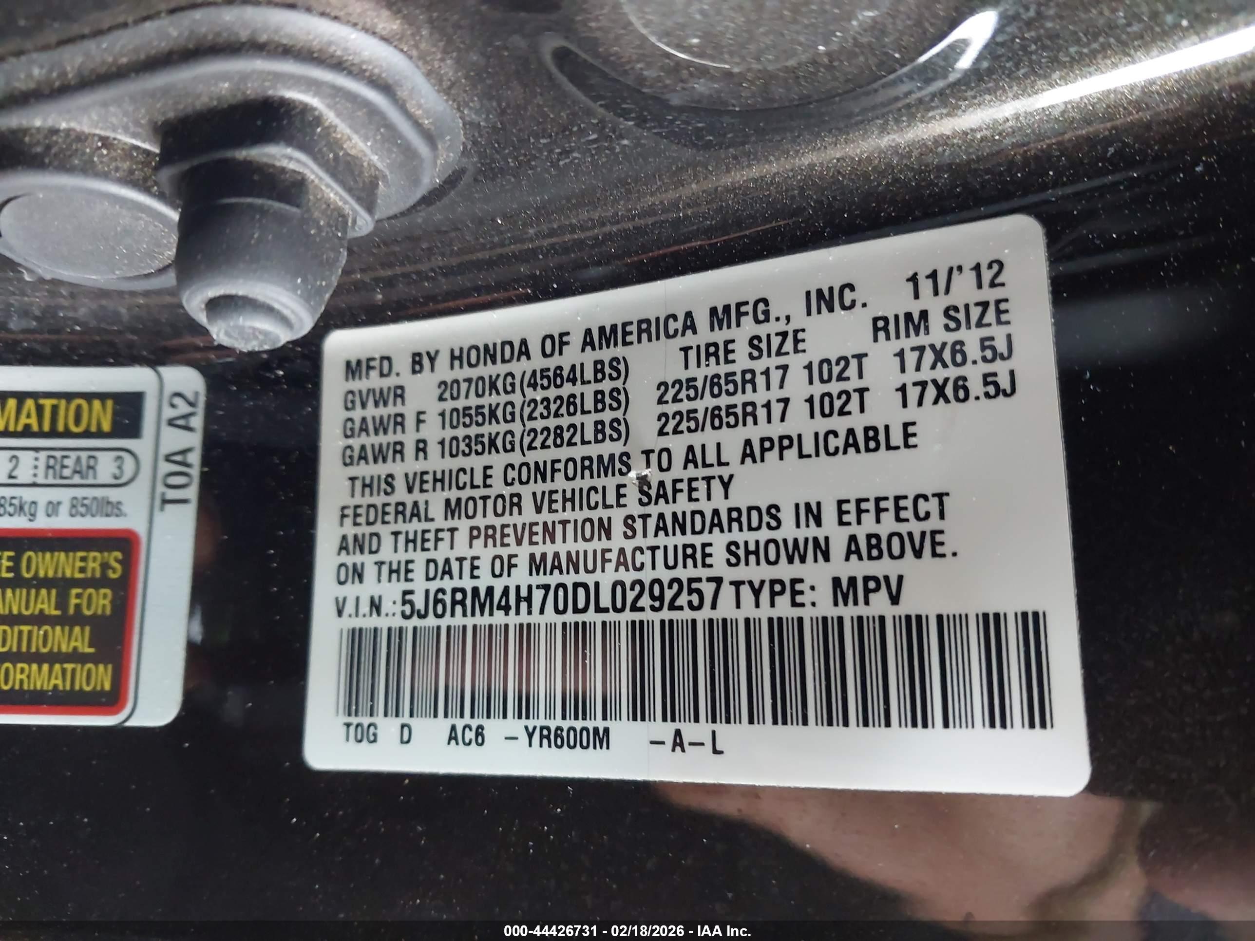 HONDA CR-V image 9