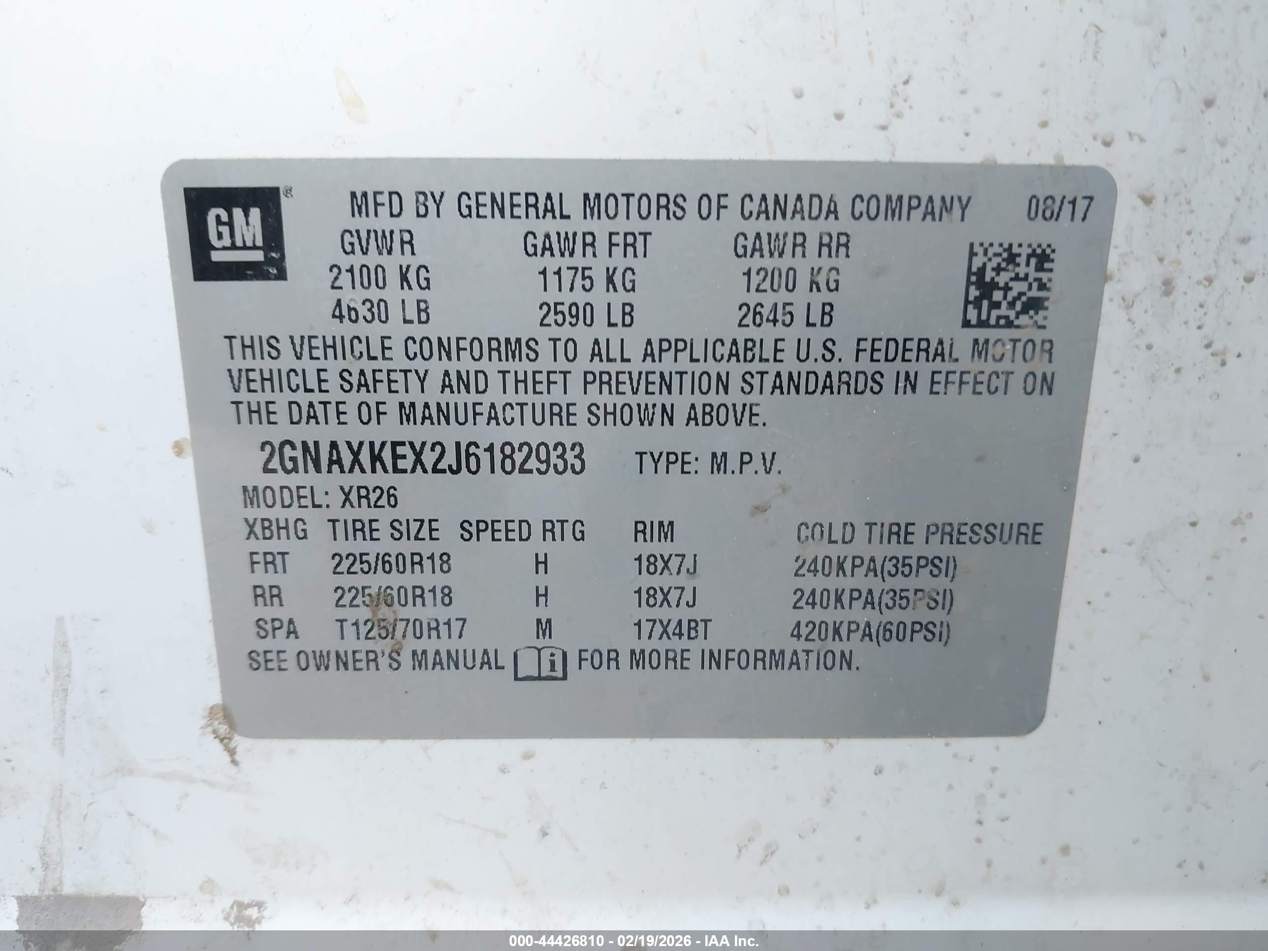 CHEVROLET EQUINOX image 9