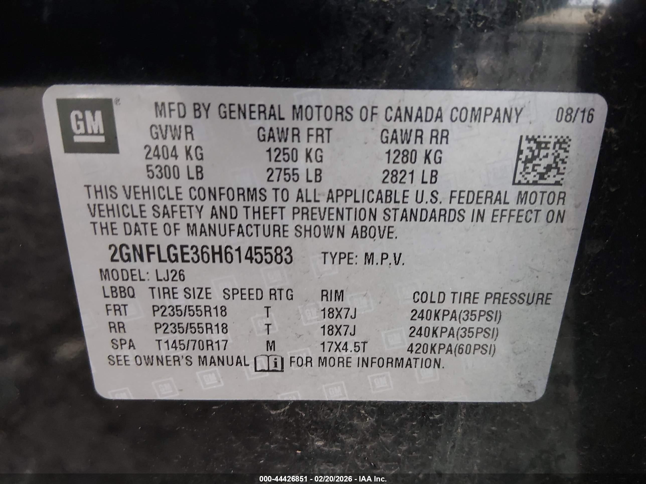 CHEVROLET EQUINOX image 9