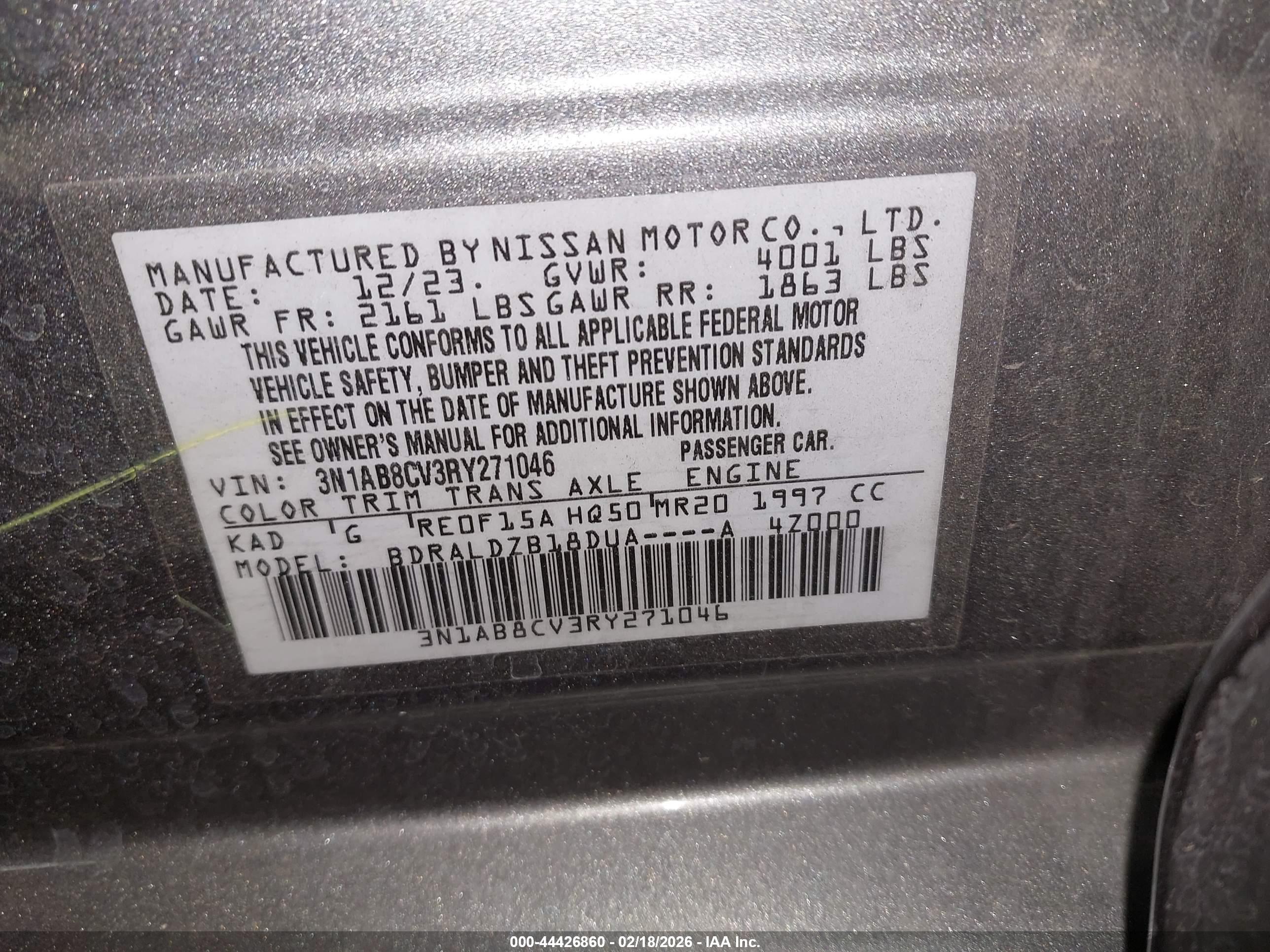 NISSAN SENTRA image 9