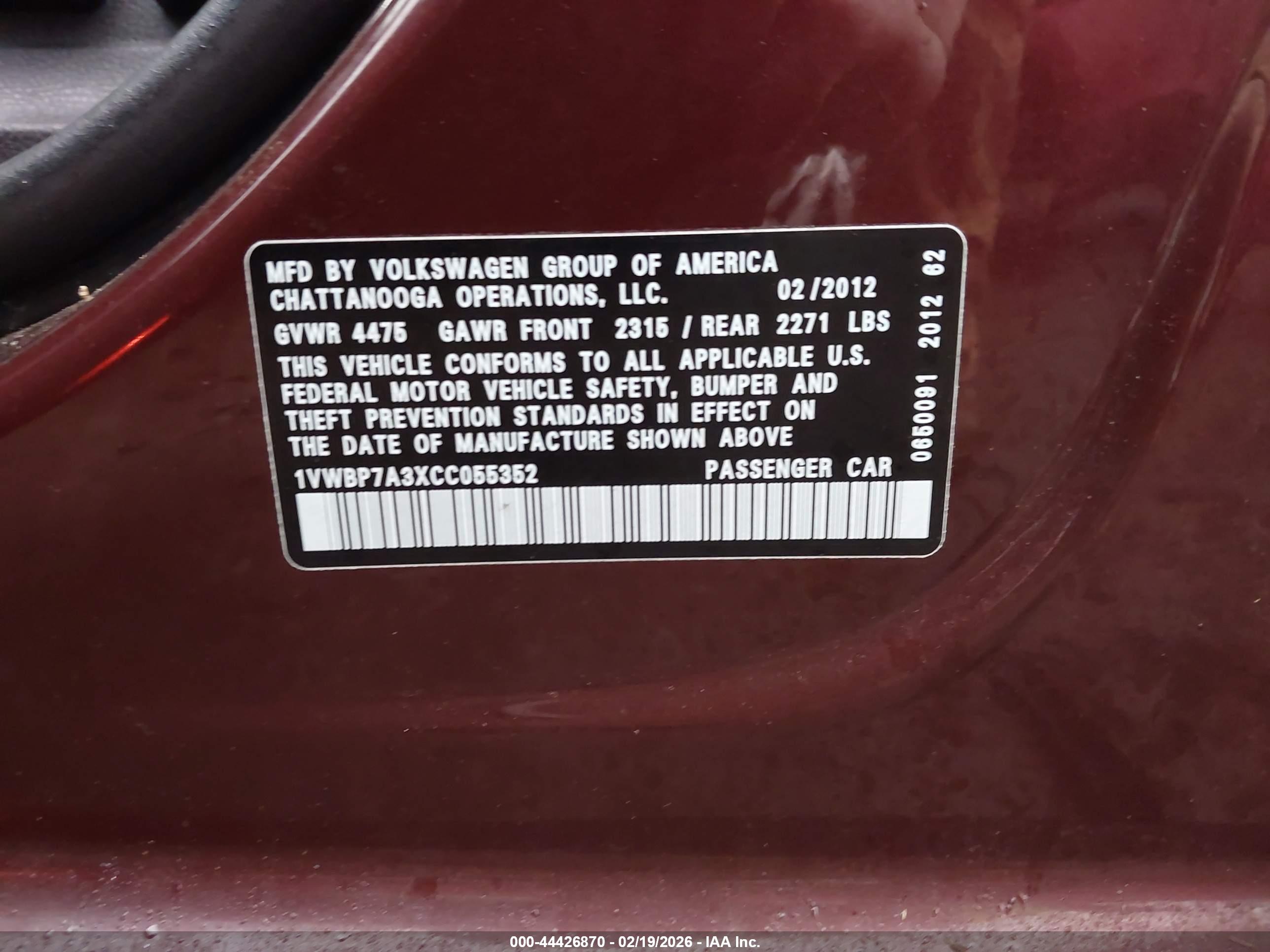 VOLKSWAGEN PASSAT image 9