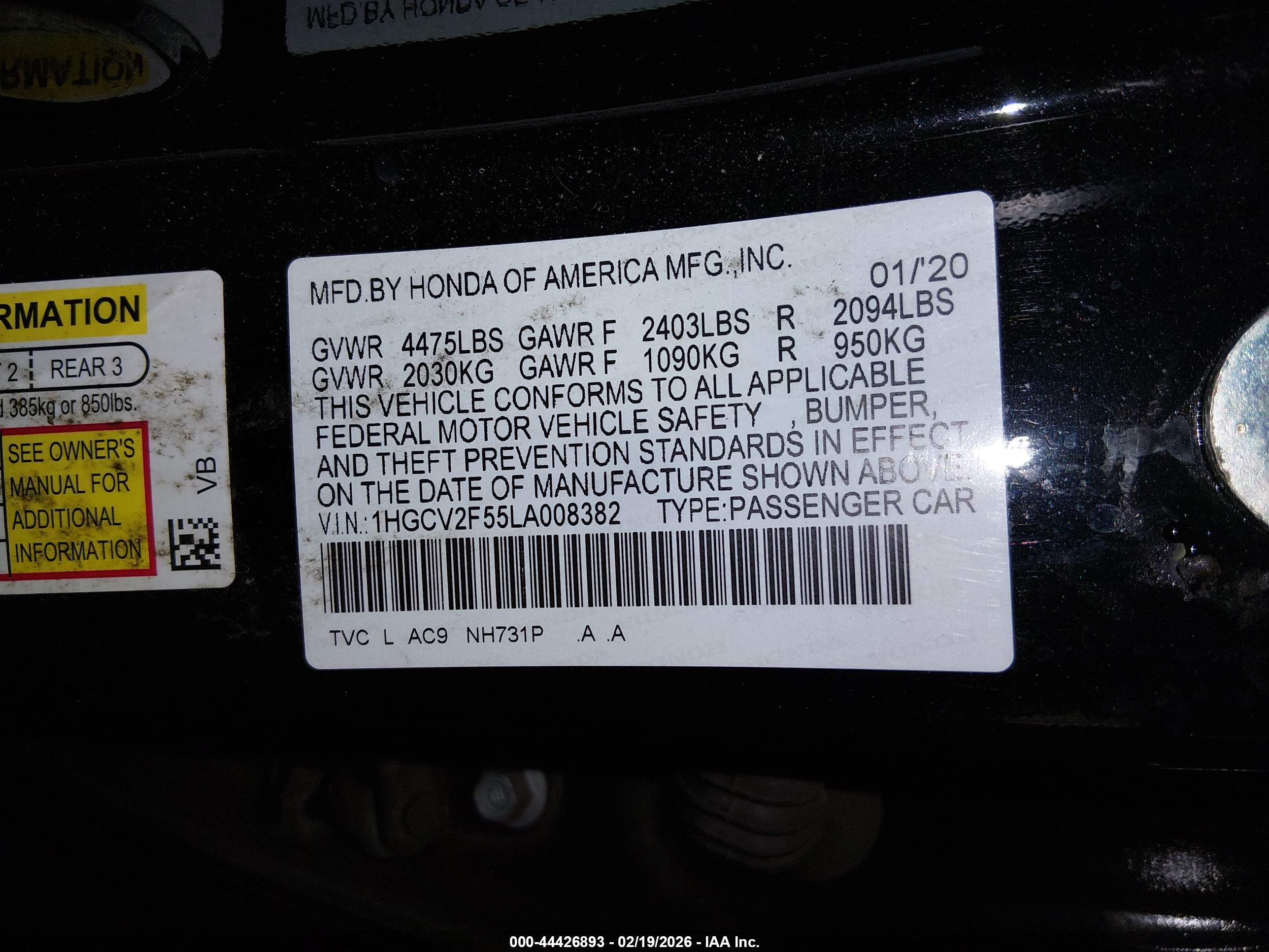 HONDA ACCORD image 9