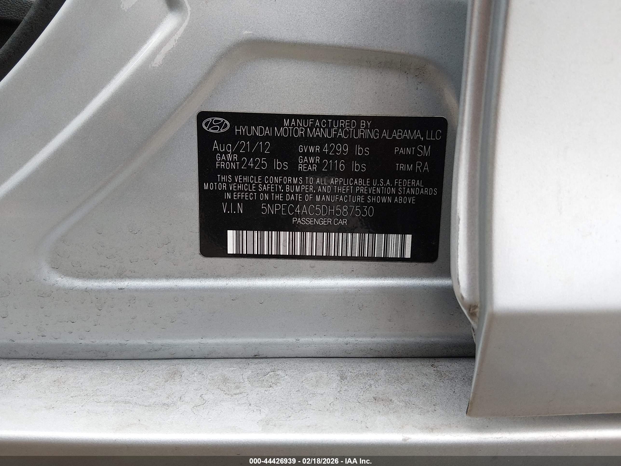 HYUNDAI SONATA image 9