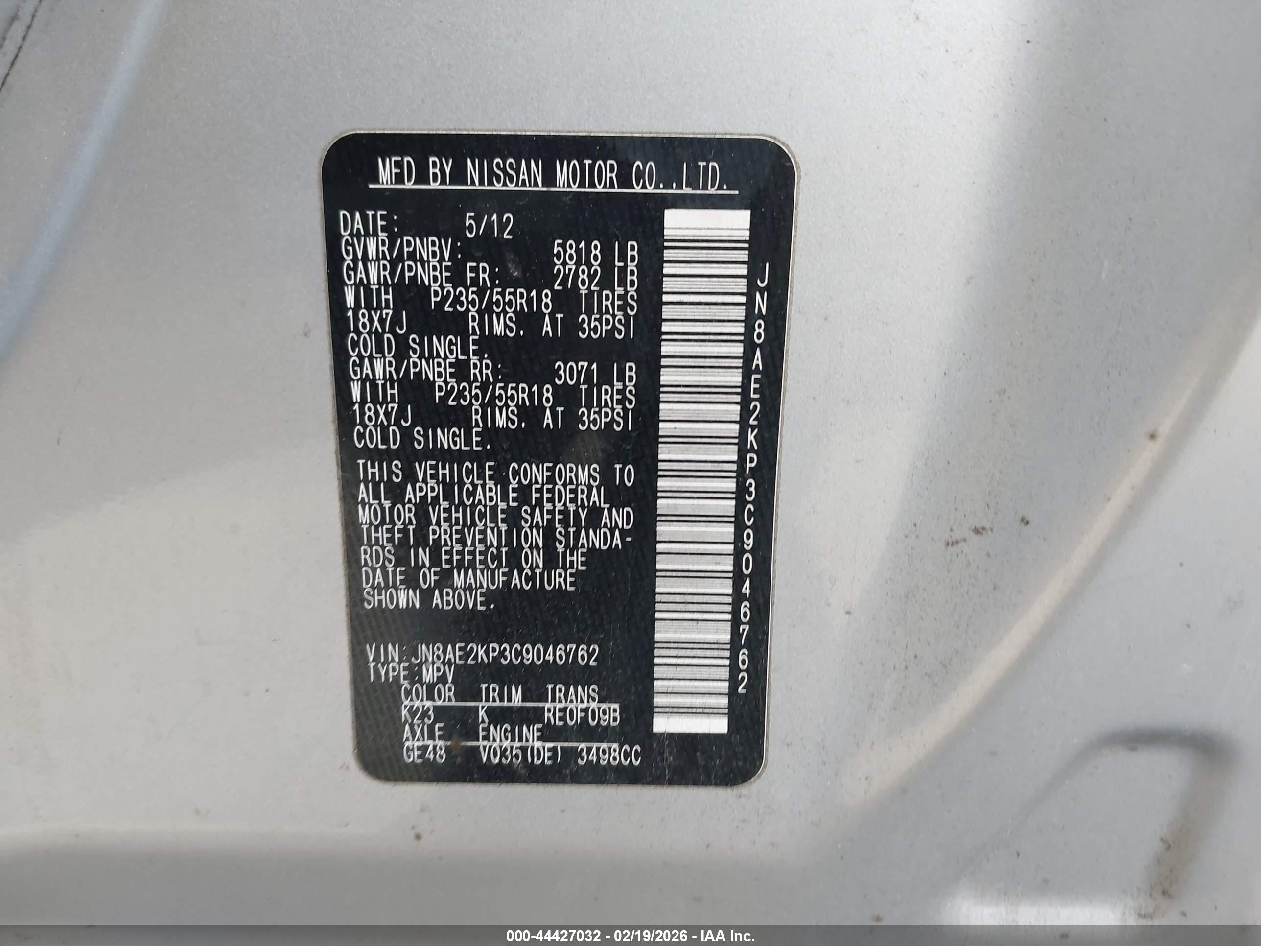 NISSAN QUEST image 9