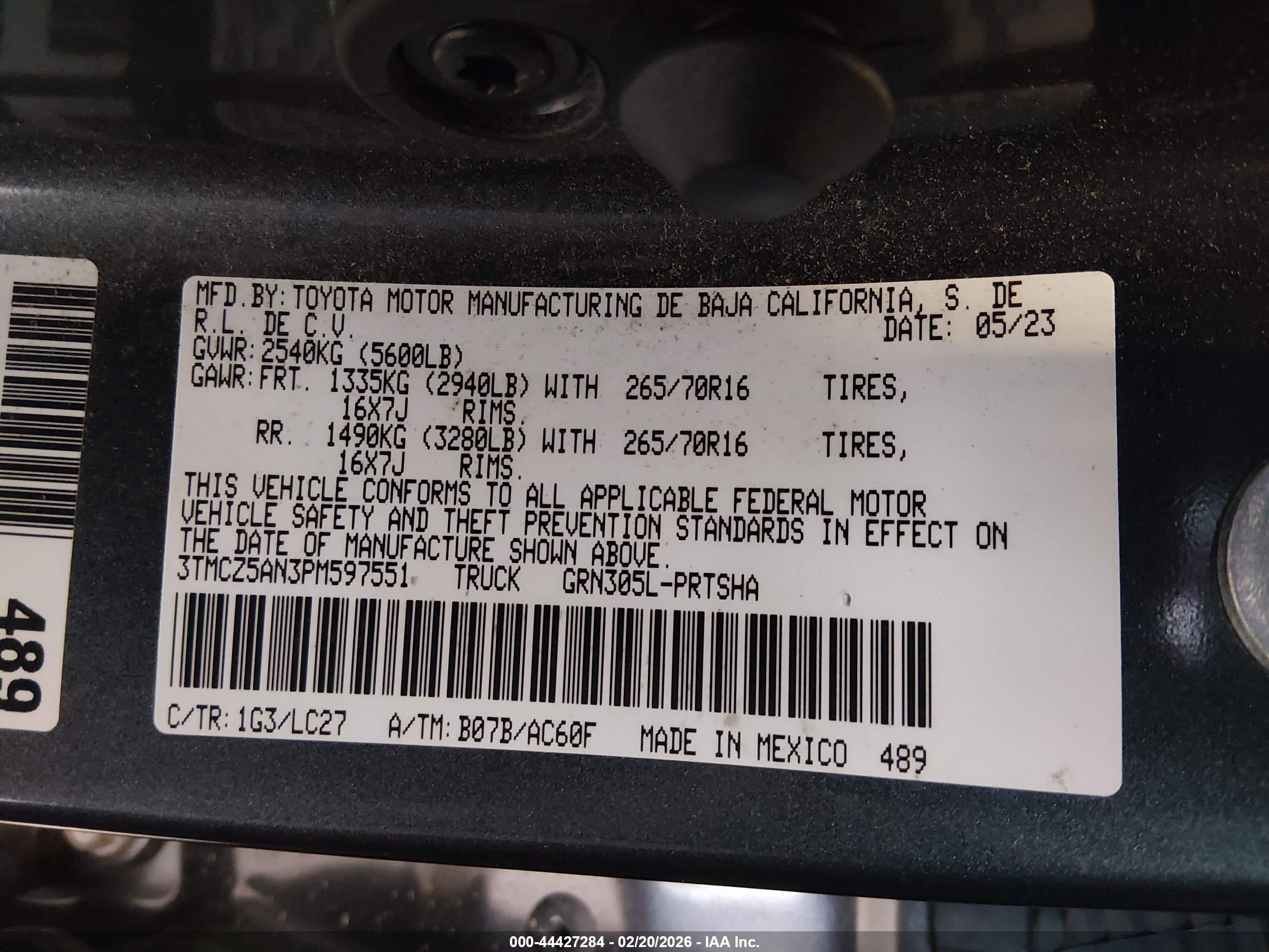 TOYOTA TACOMA image 9