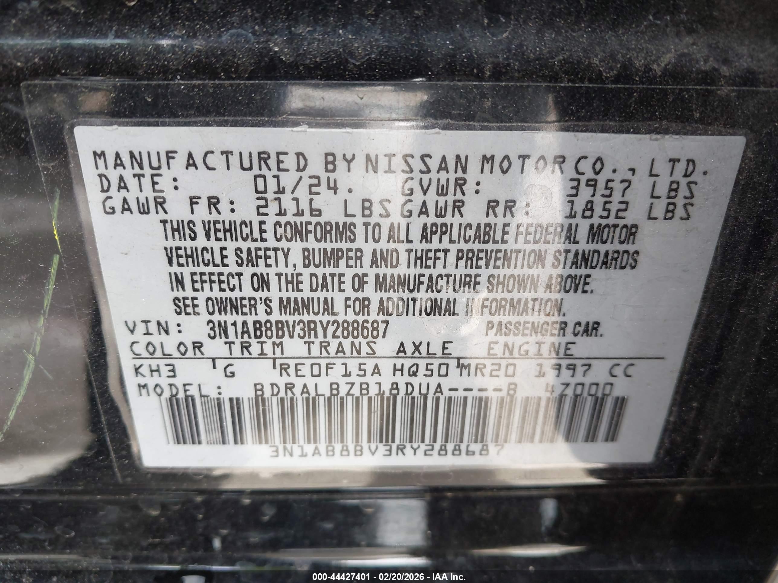 NISSAN SENTRA image 9