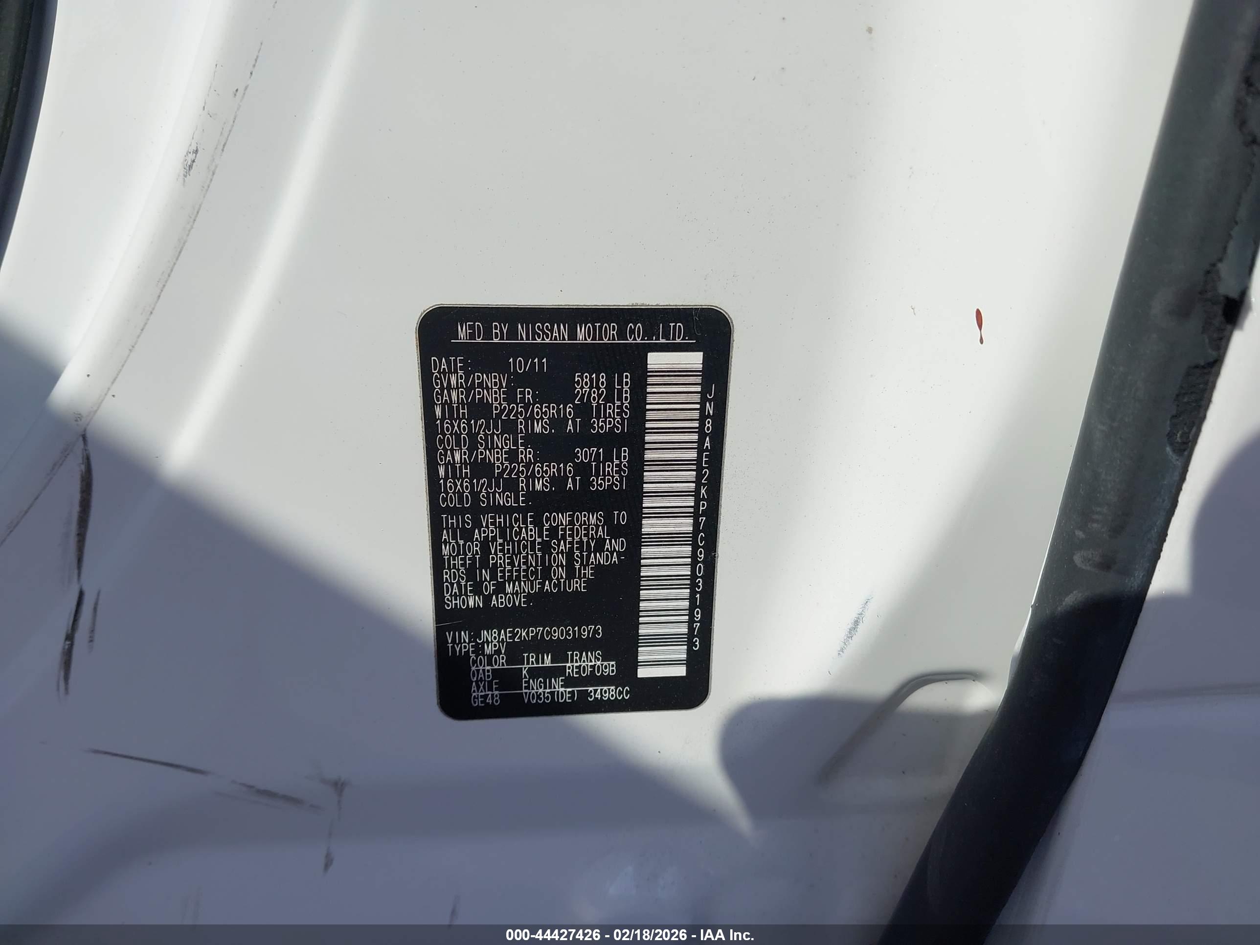 NISSAN QUEST image 9