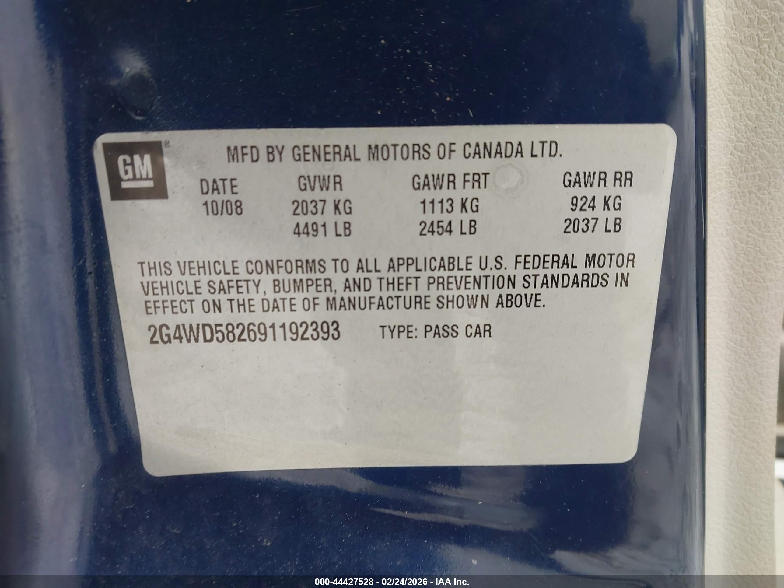 BUICK LACROSSE image 9