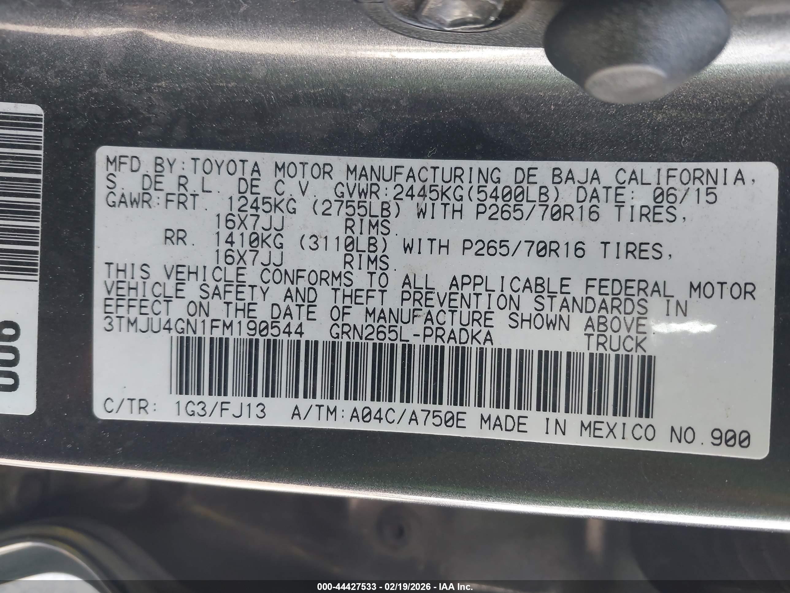 TOYOTA TACOMA image 9