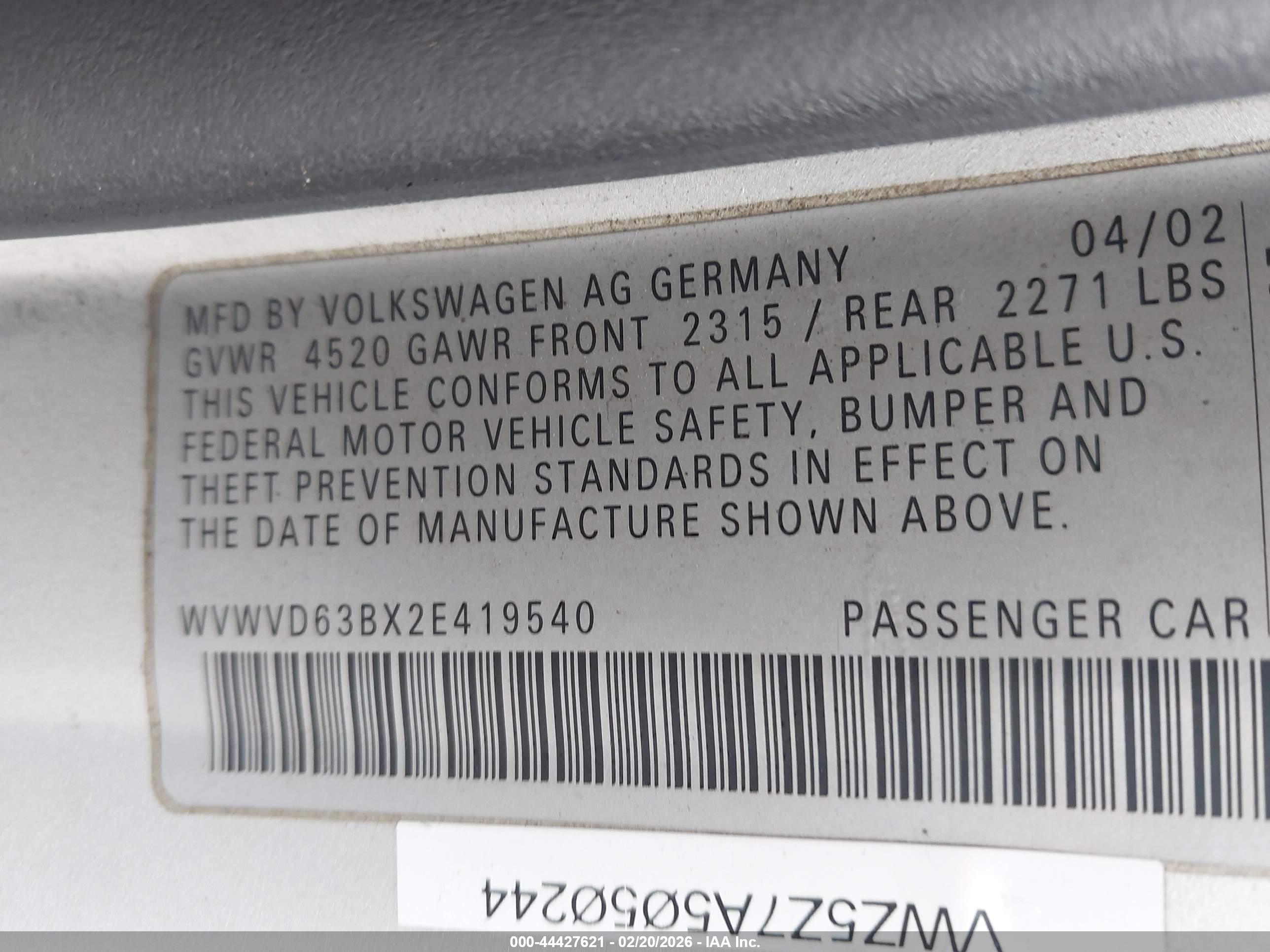 VOLKSWAGEN PASSAT image 9