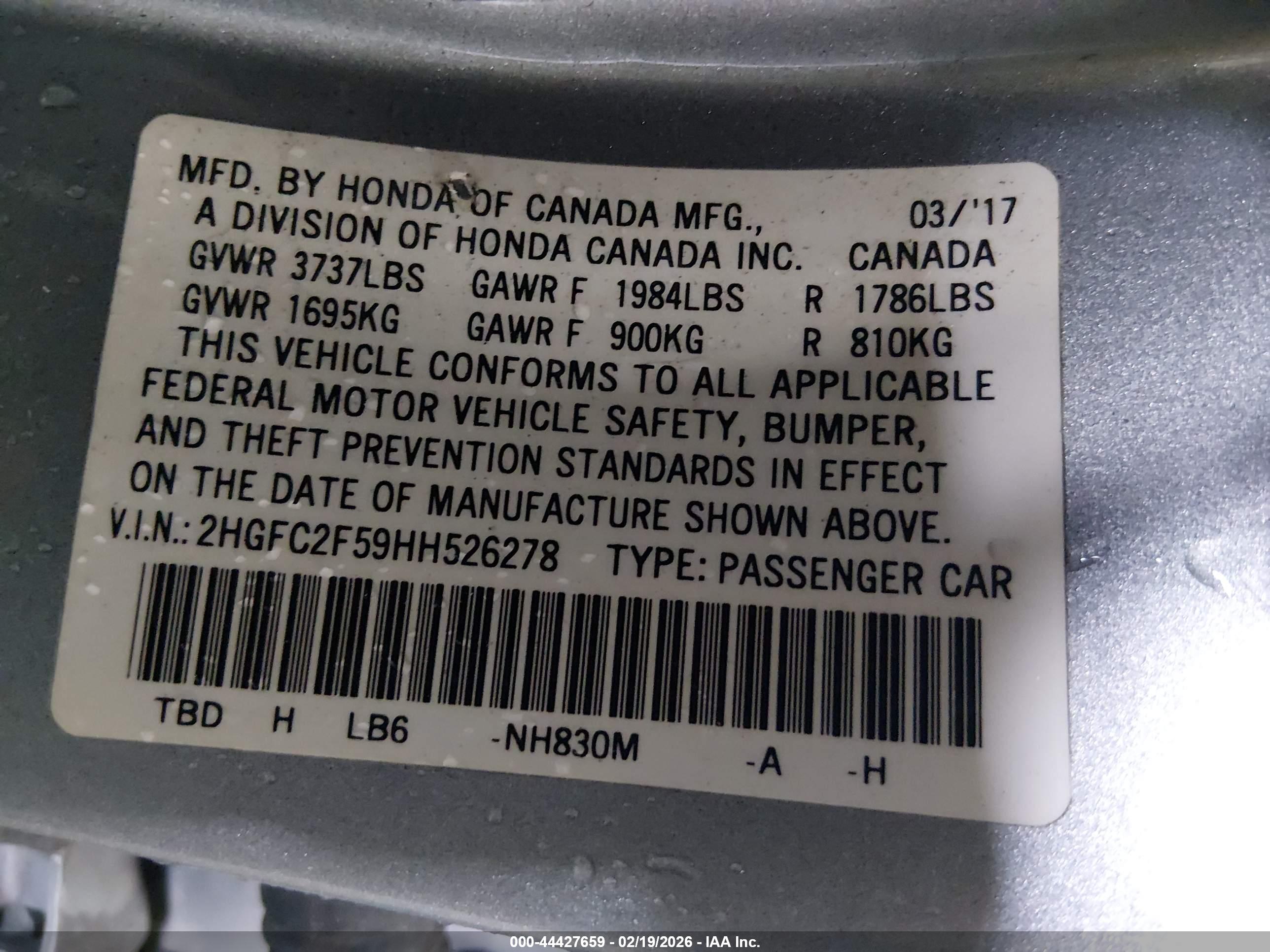 HONDA CIVIC image 9