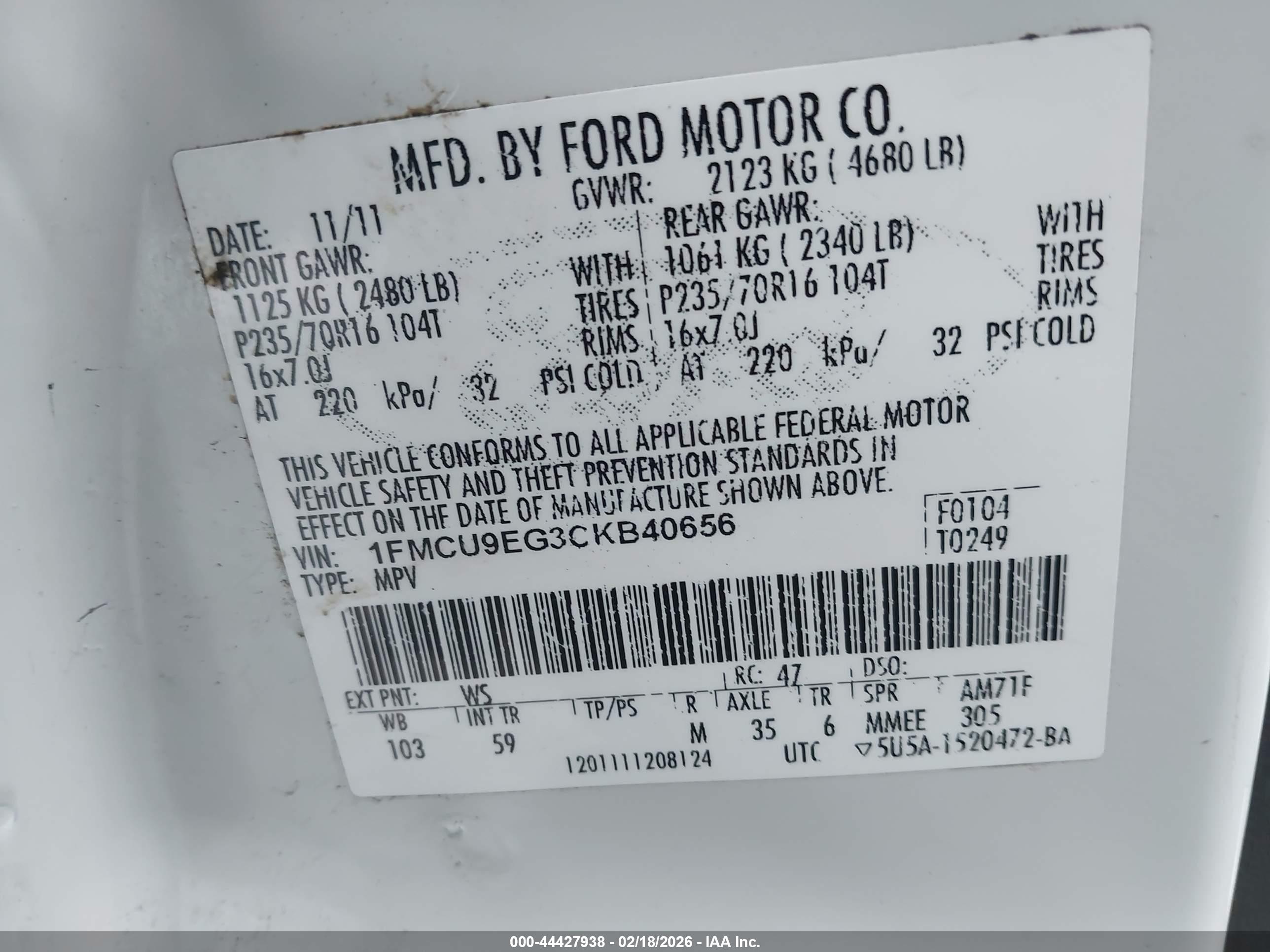 FORD ESCAPE image 9