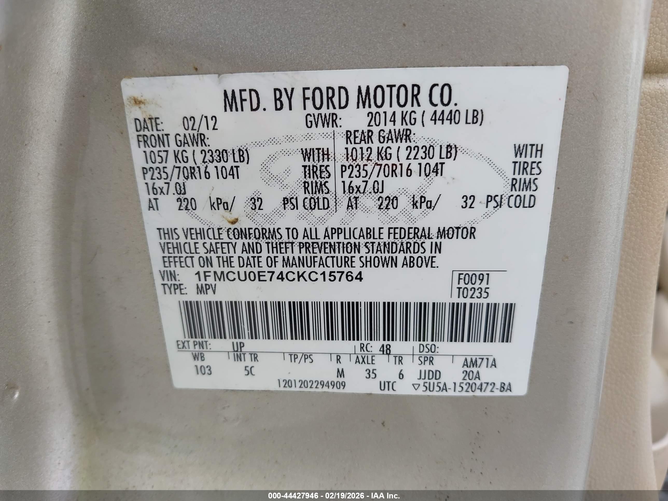 FORD ESCAPE image 9