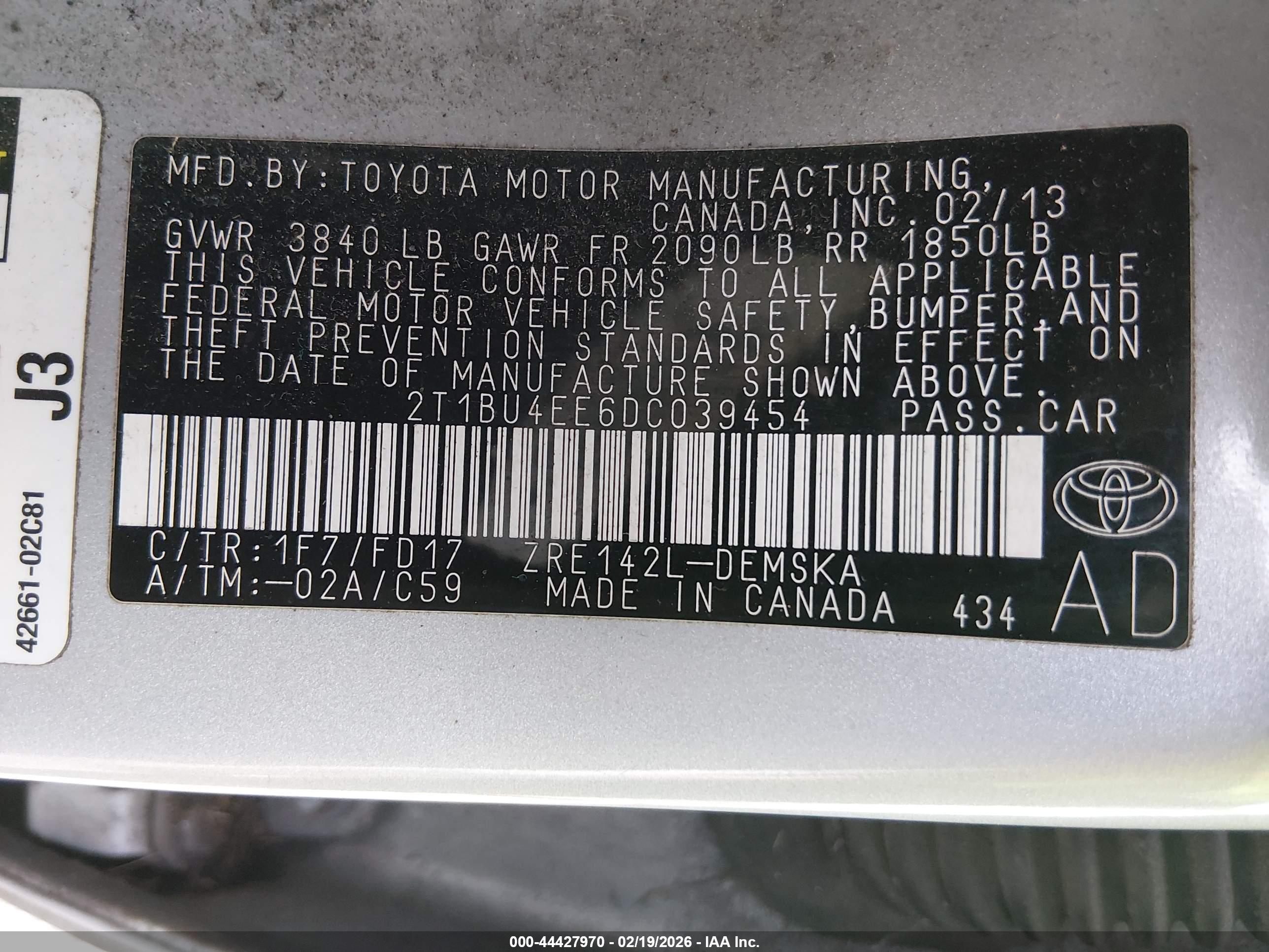 TOYOTA COROLLA image 9