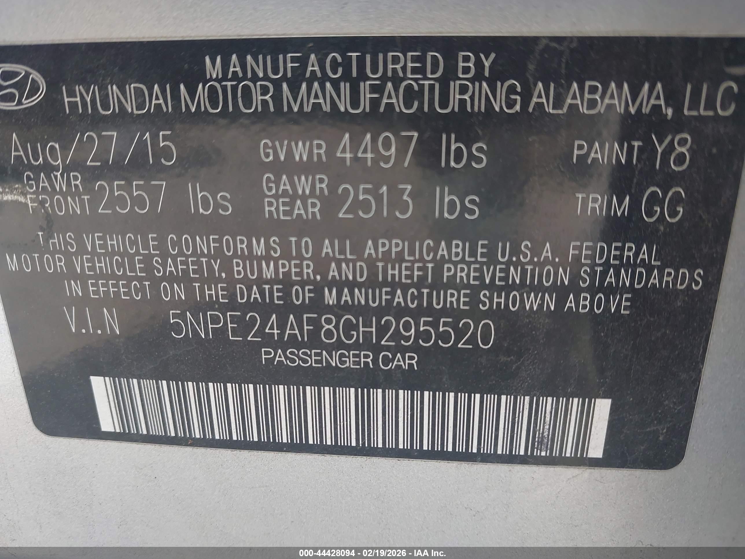 HYUNDAI SONATA image 9