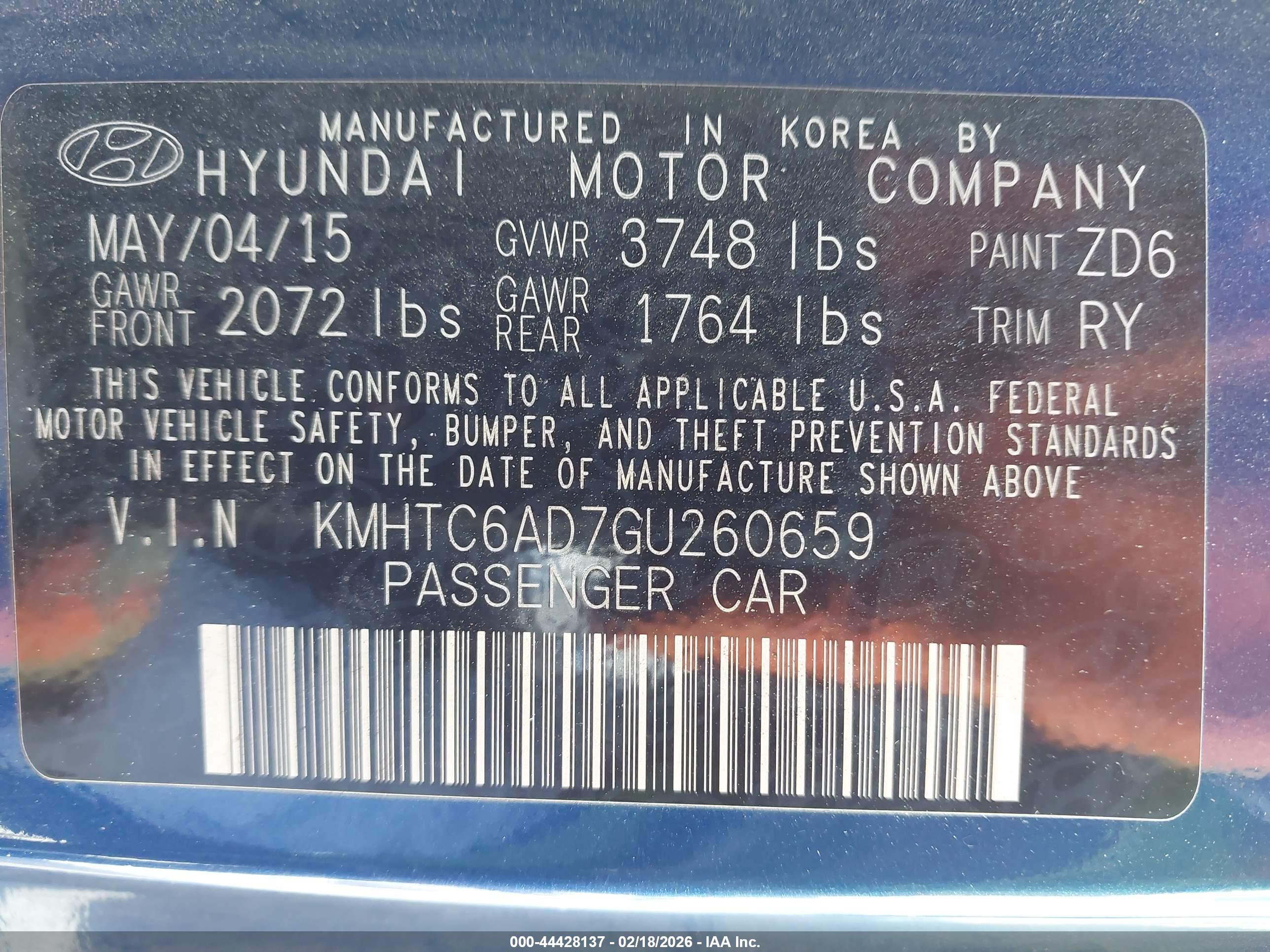 HYUNDAI VELOSTER image 9