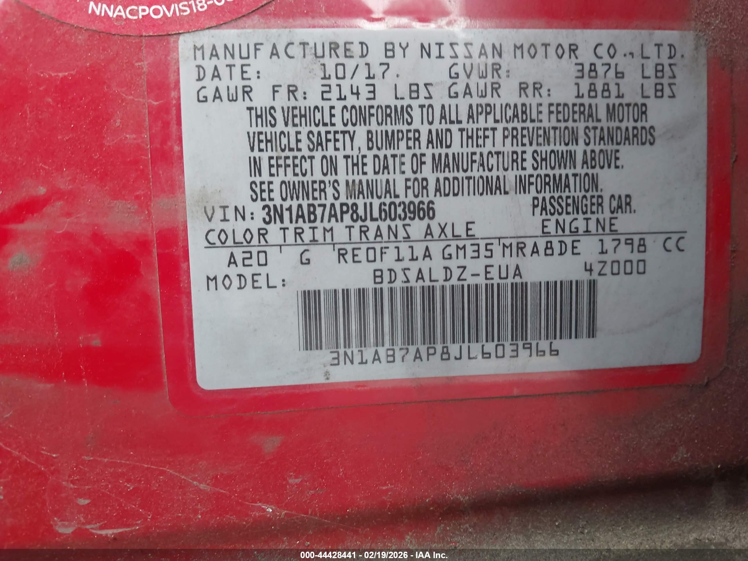 NISSAN SENTRA image 9