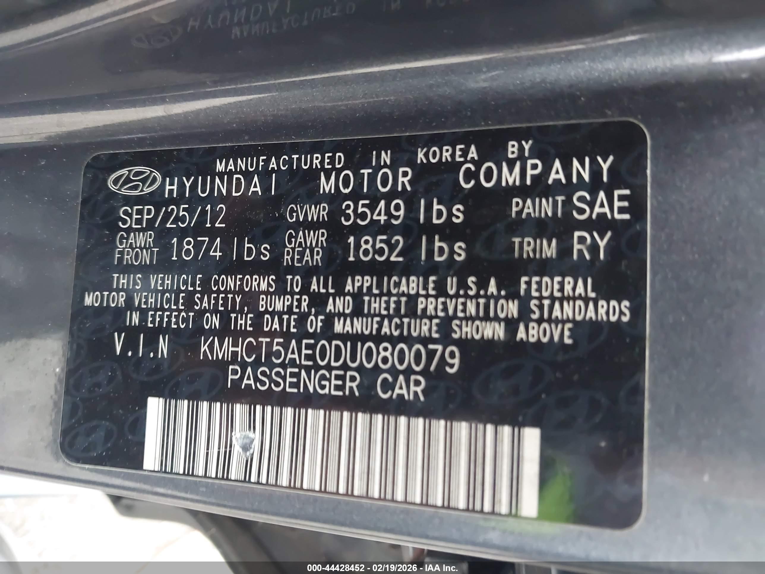 HYUNDAI ACCENT image 9