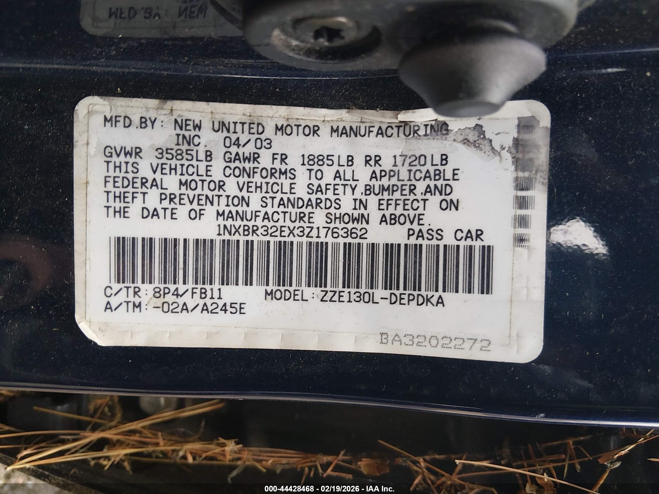 TOYOTA COROLLA image 9