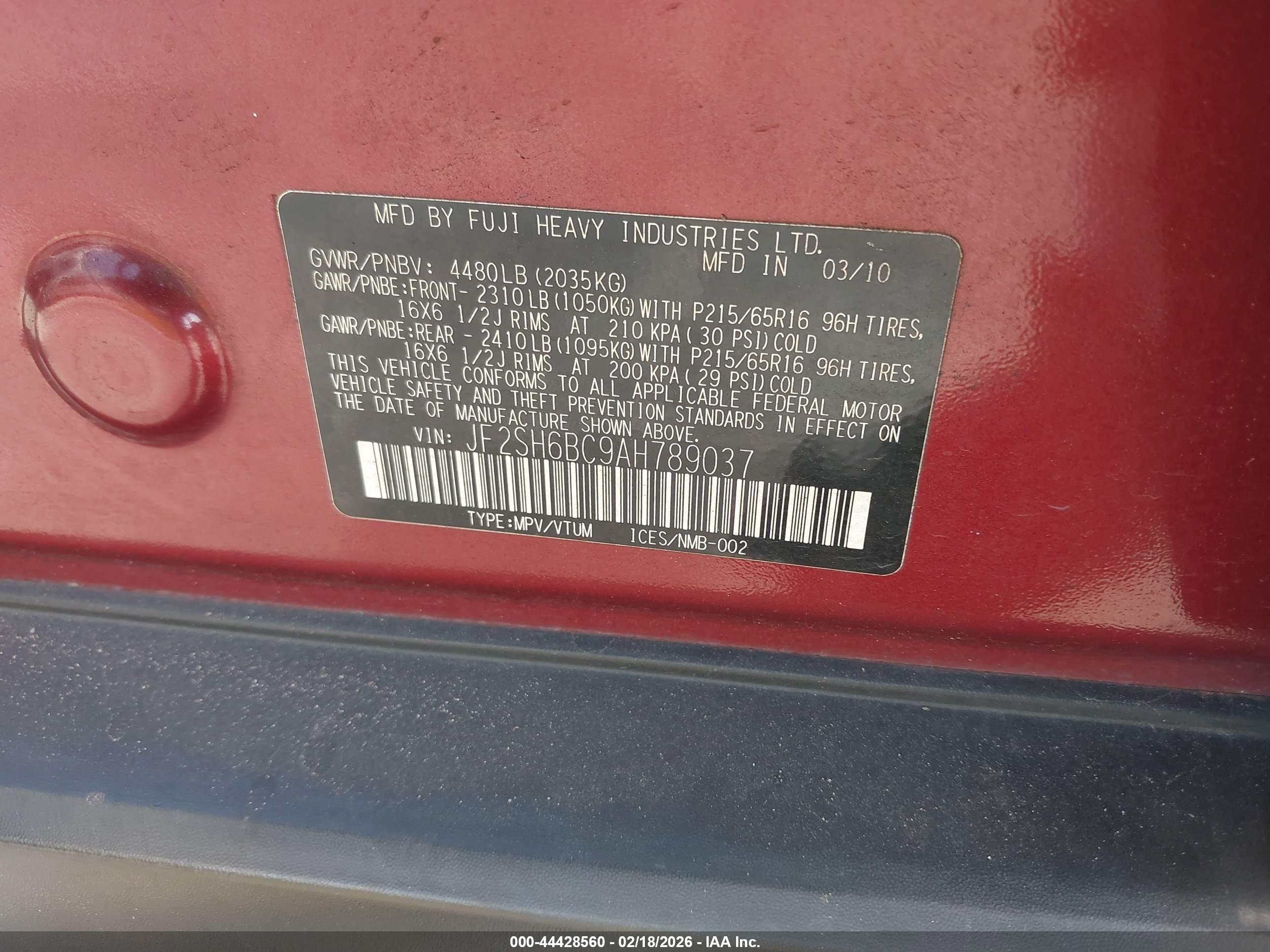 SUBARU FORESTER image 9